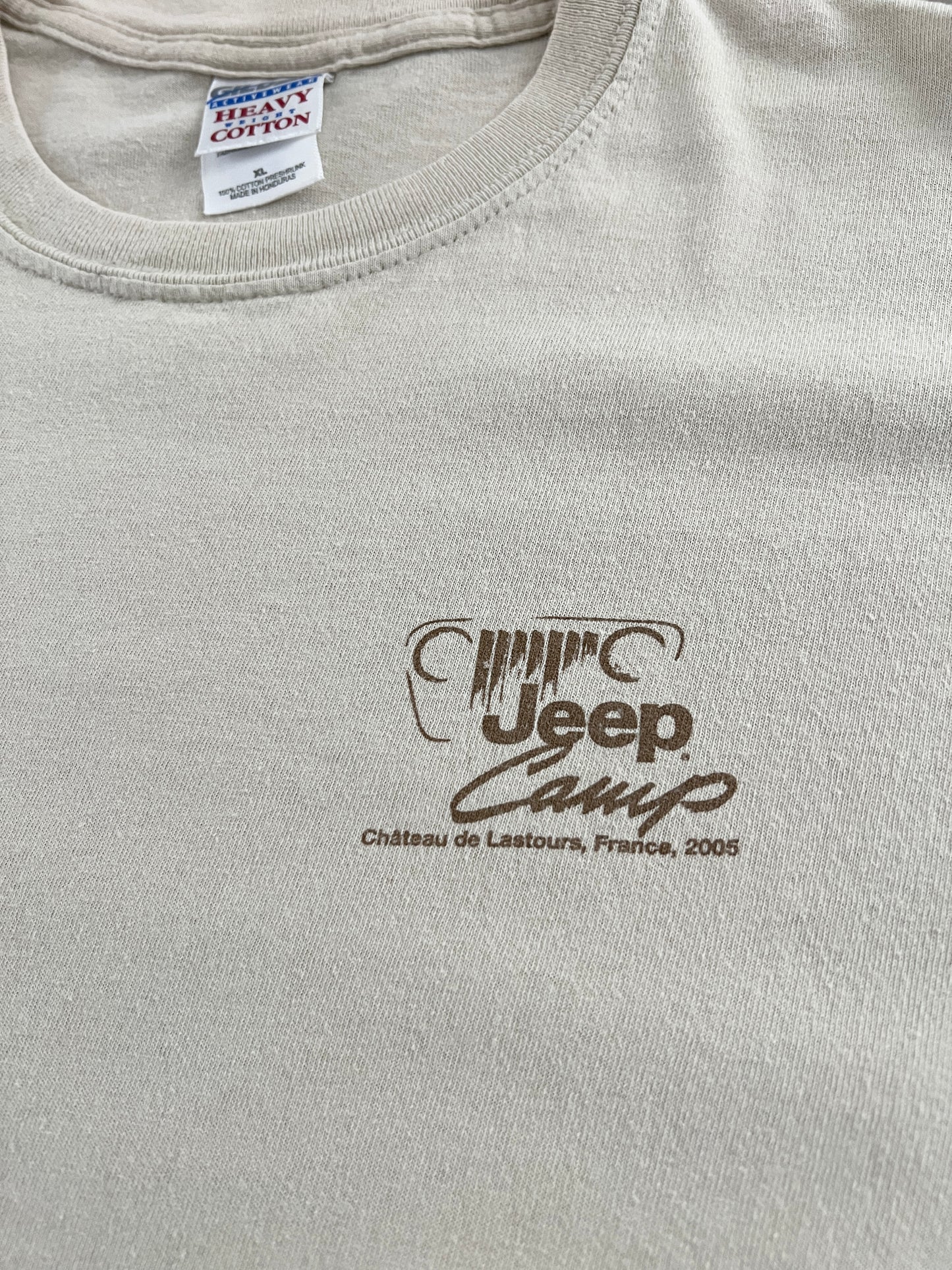 CREME JEEP FRANCE TEE - 2005 - L