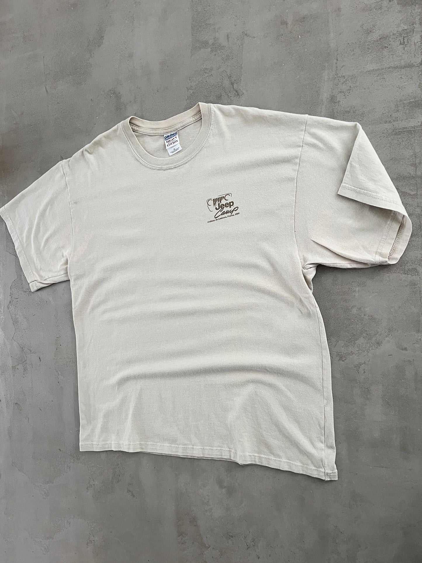 CREME JEEP FRANCE TEE - 2005 - L