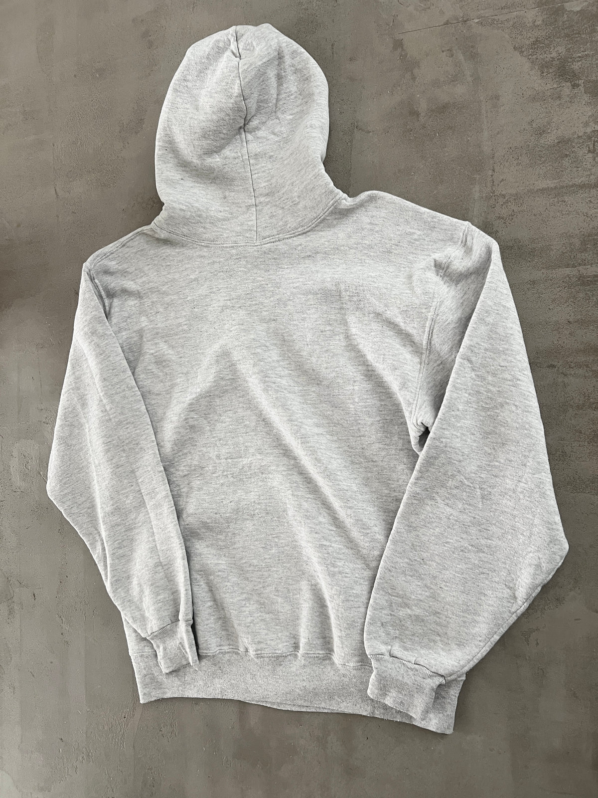 GREY RUSSELL HOODIE - 1990S - M