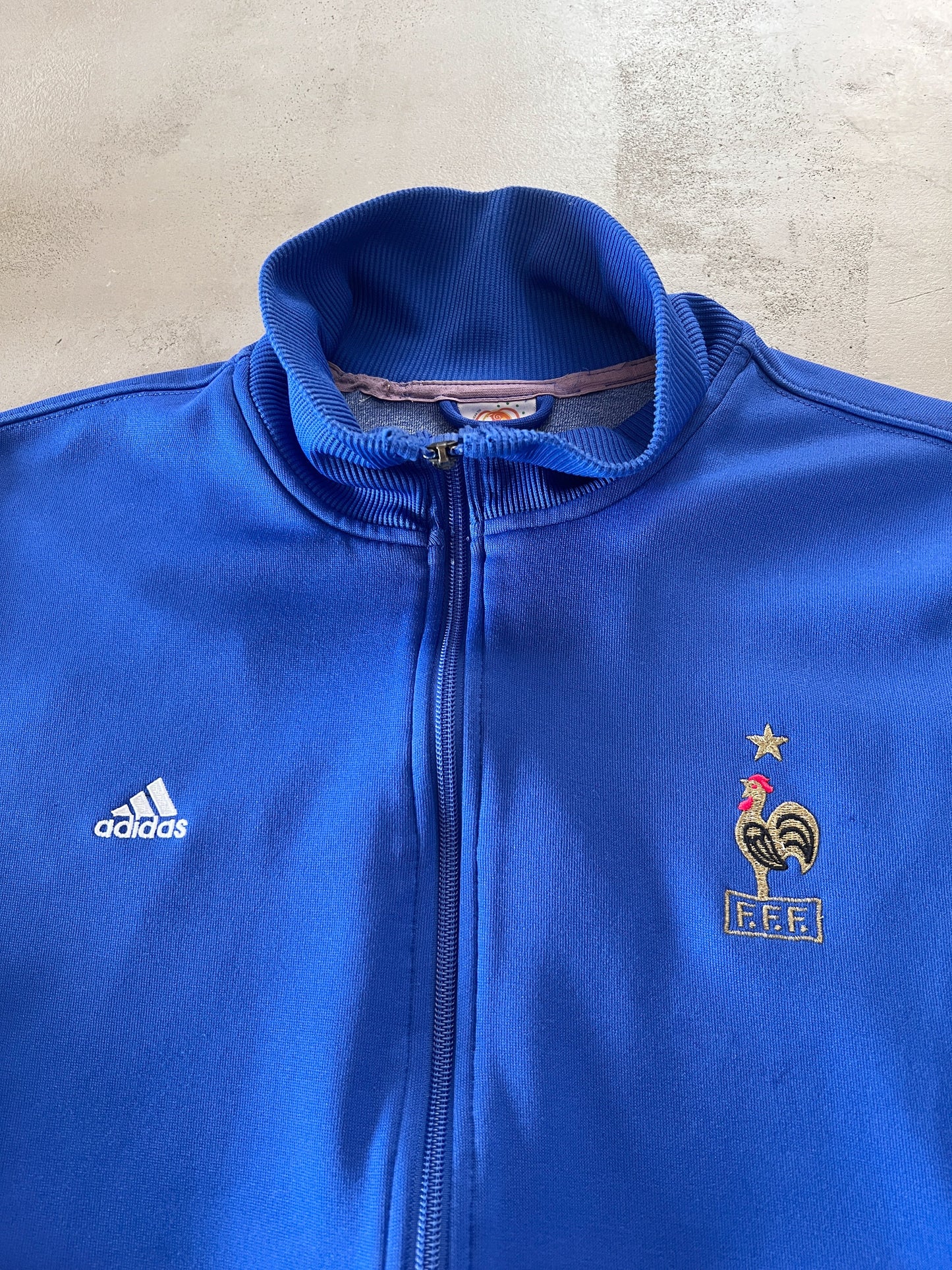 BLUE FRANCE ADIDAS JACKET - 2000S - L