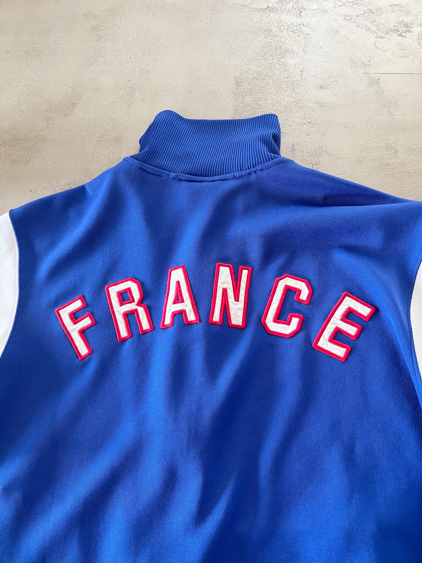 BLUE FRANCE ADIDAS JACKET - 2000S - L