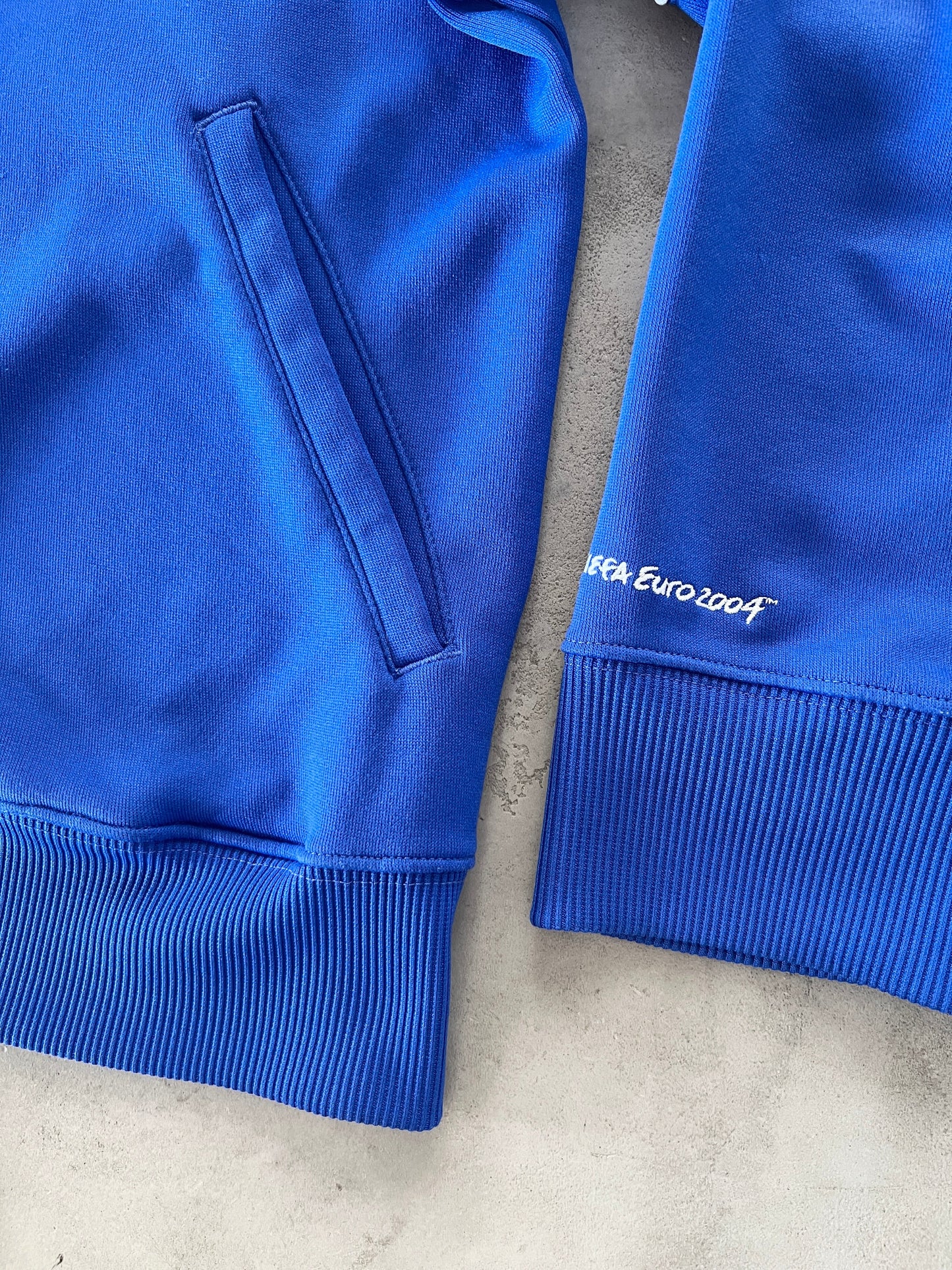 BLUE FRANCE ADIDAS JACKET - 2000S - L