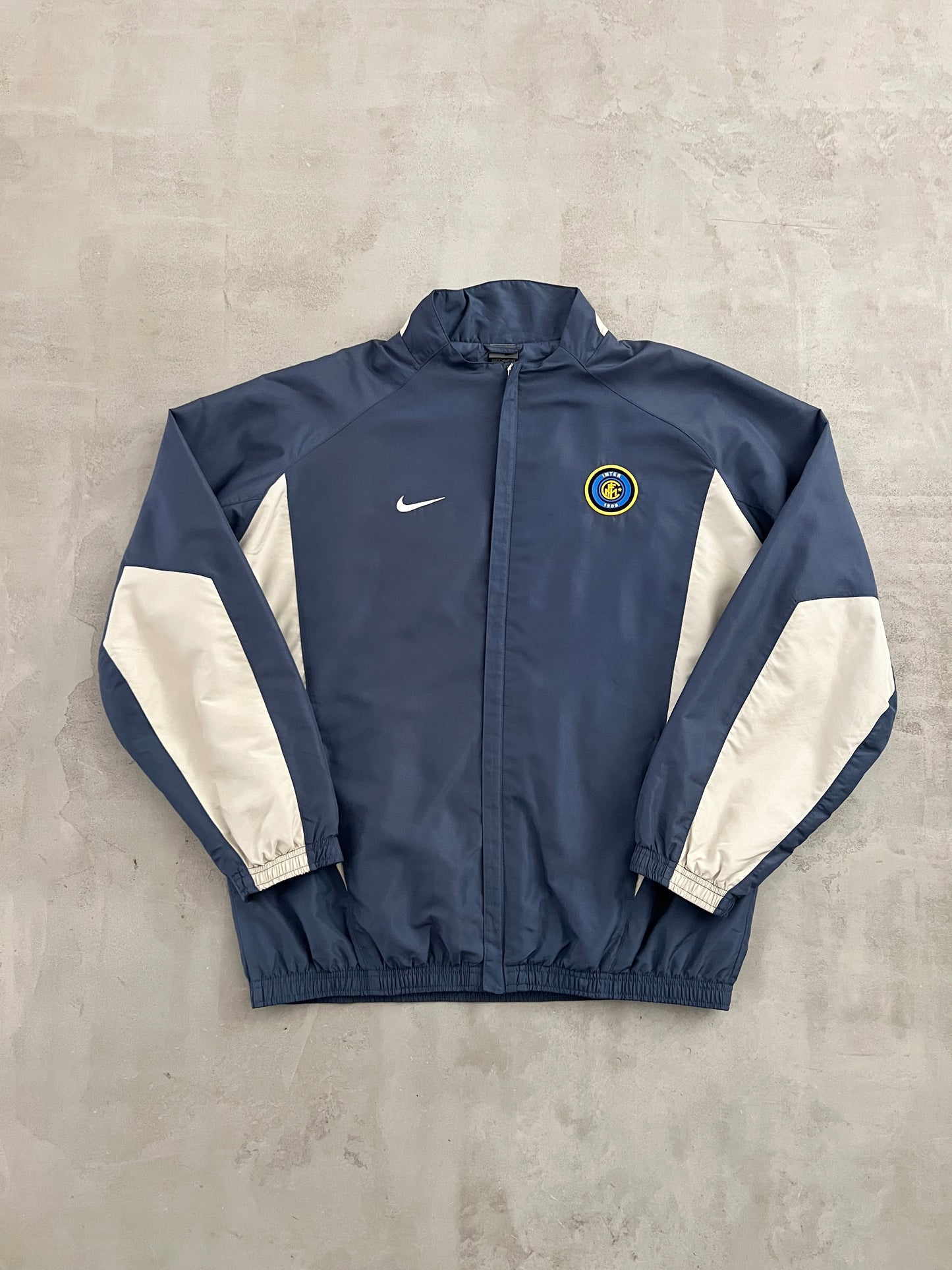 NAVY/CREME INTER MILAN NIKE JACKET - 2000S - L/M