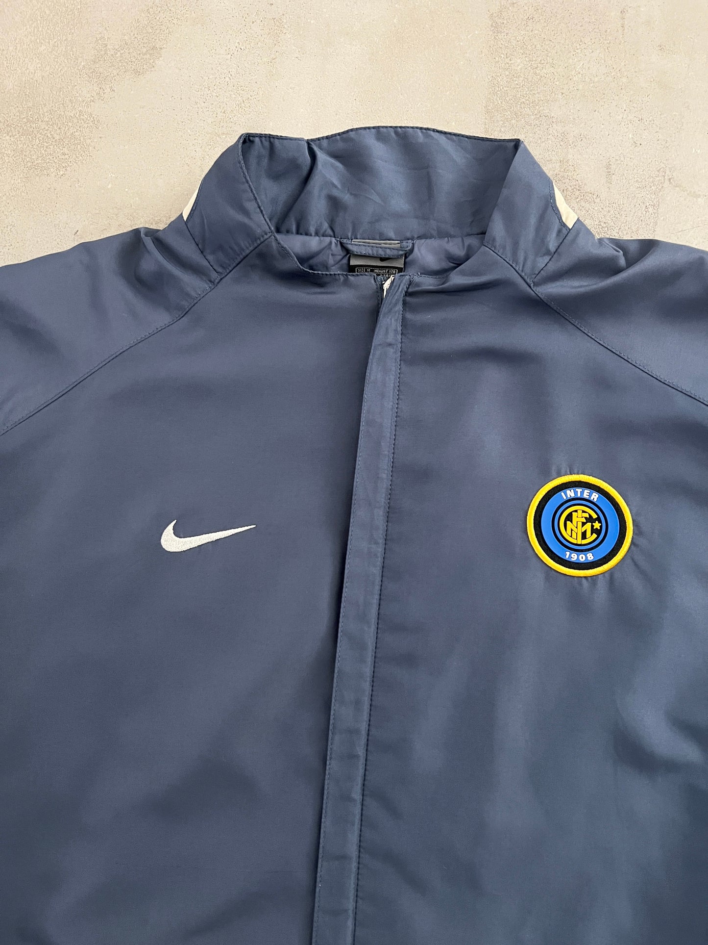 NAVY/CREME INTER MILAN NIKE JACKET - 2000S - L/M