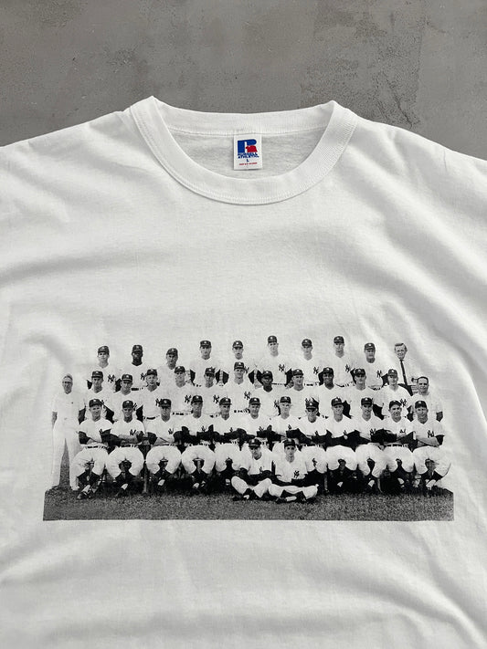 WHITE YANKEES RUSSELL TEE - 2000S - L