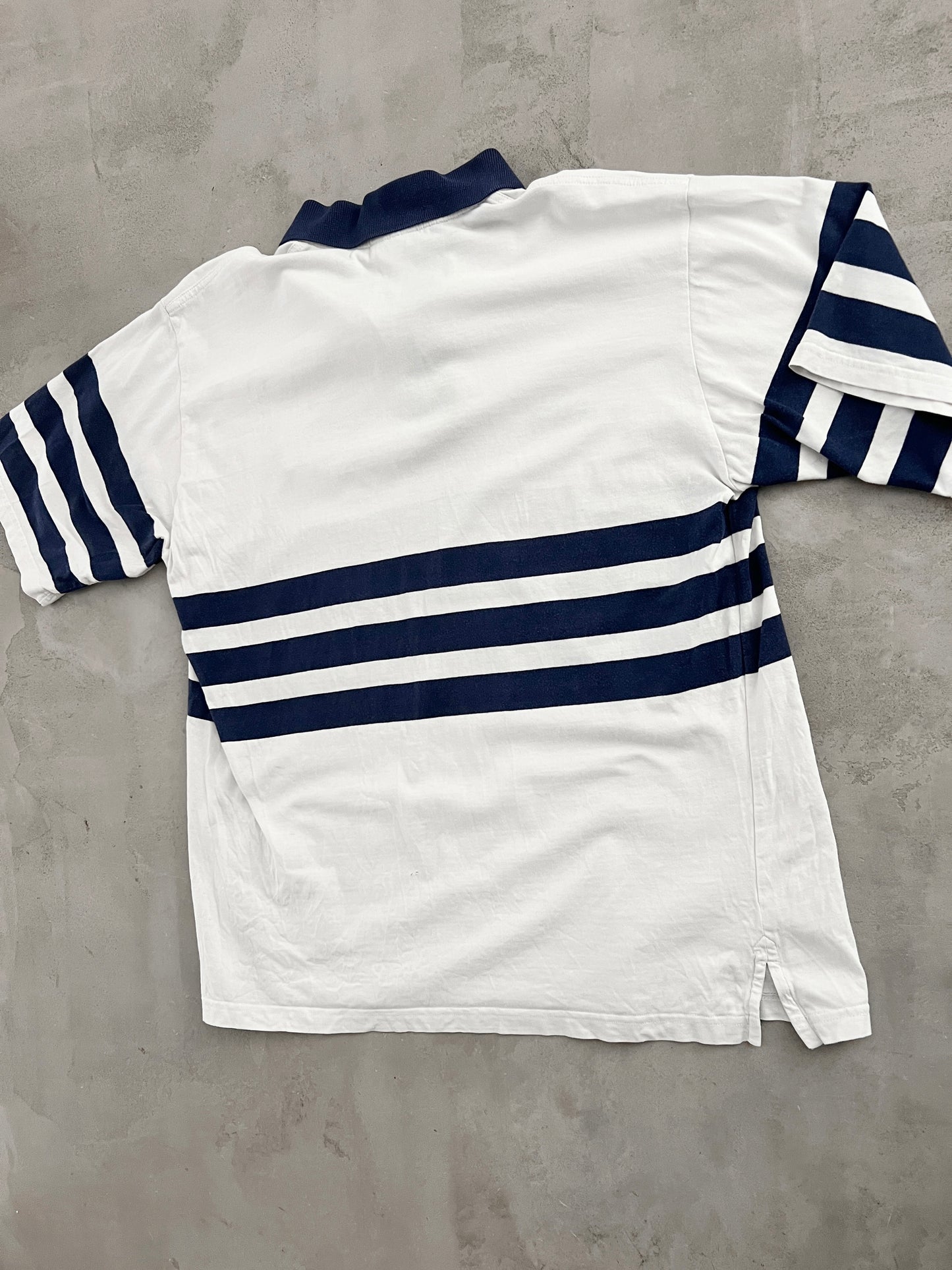 WHITE/NAVY FRANCE WORLD CUP POLO - 1998 - L/M