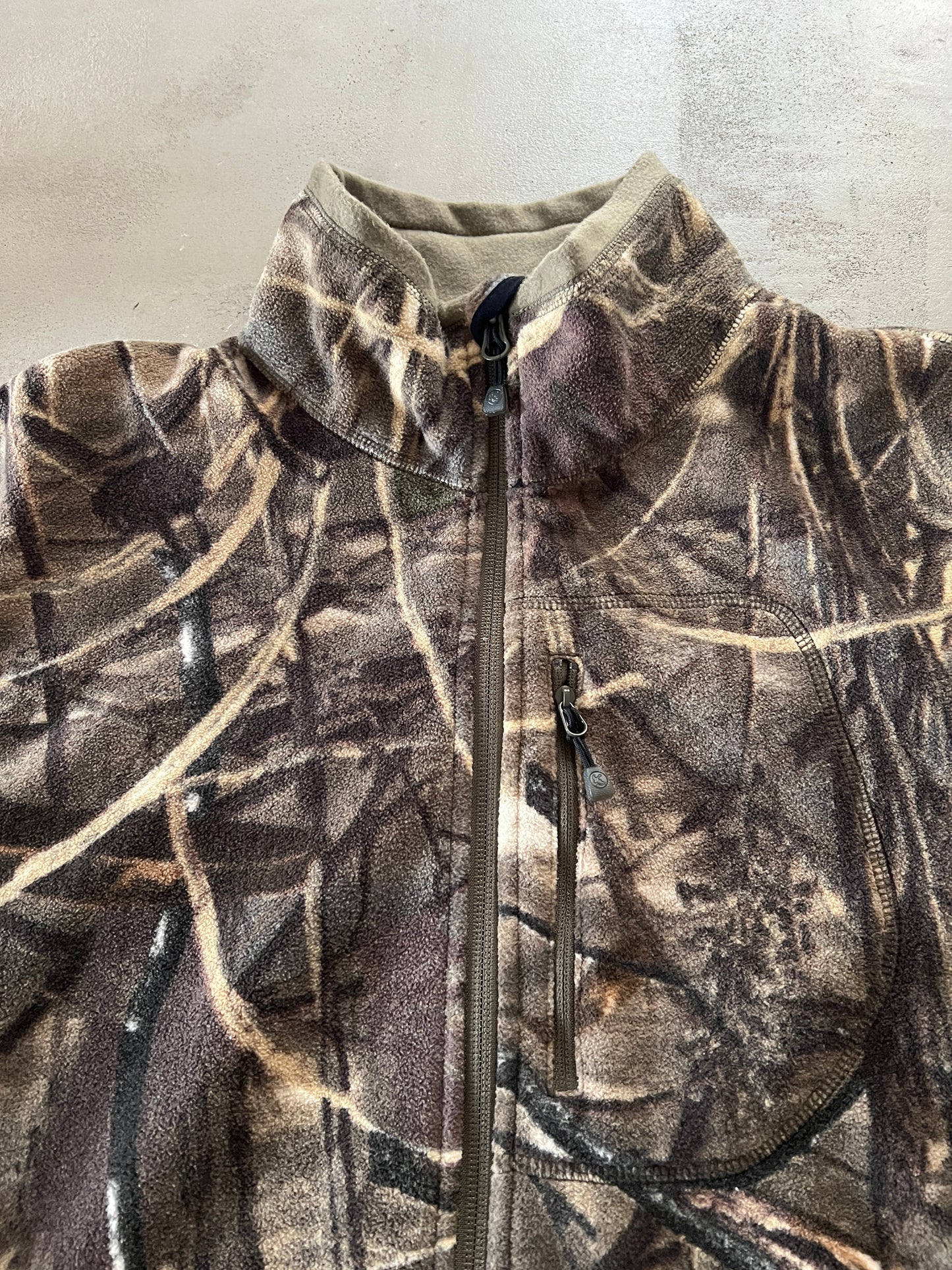 CAMO FLEECE JACKET - 2000S - XL