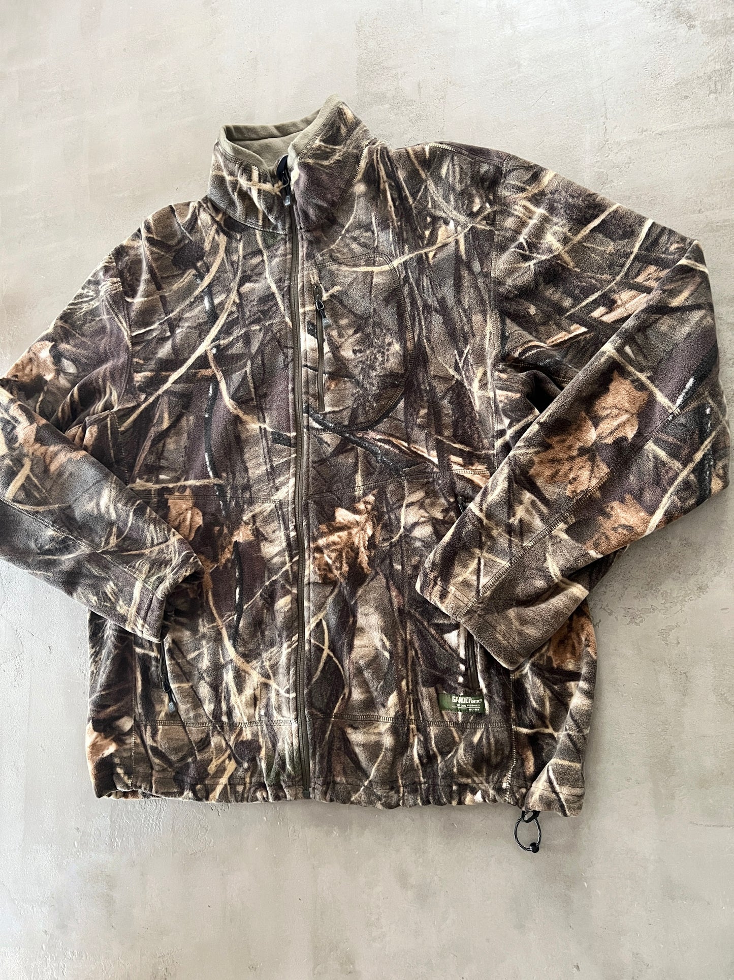 CAMO FLEECE JACKET - 2000S - XL