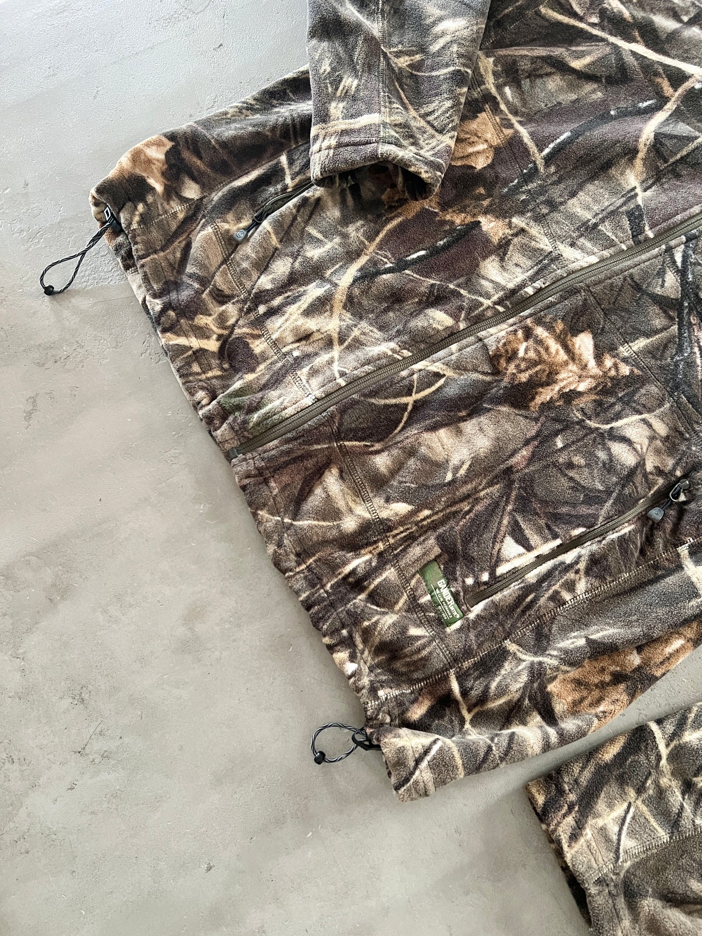 CAMO FLEECE JACKET - 2000S - XL