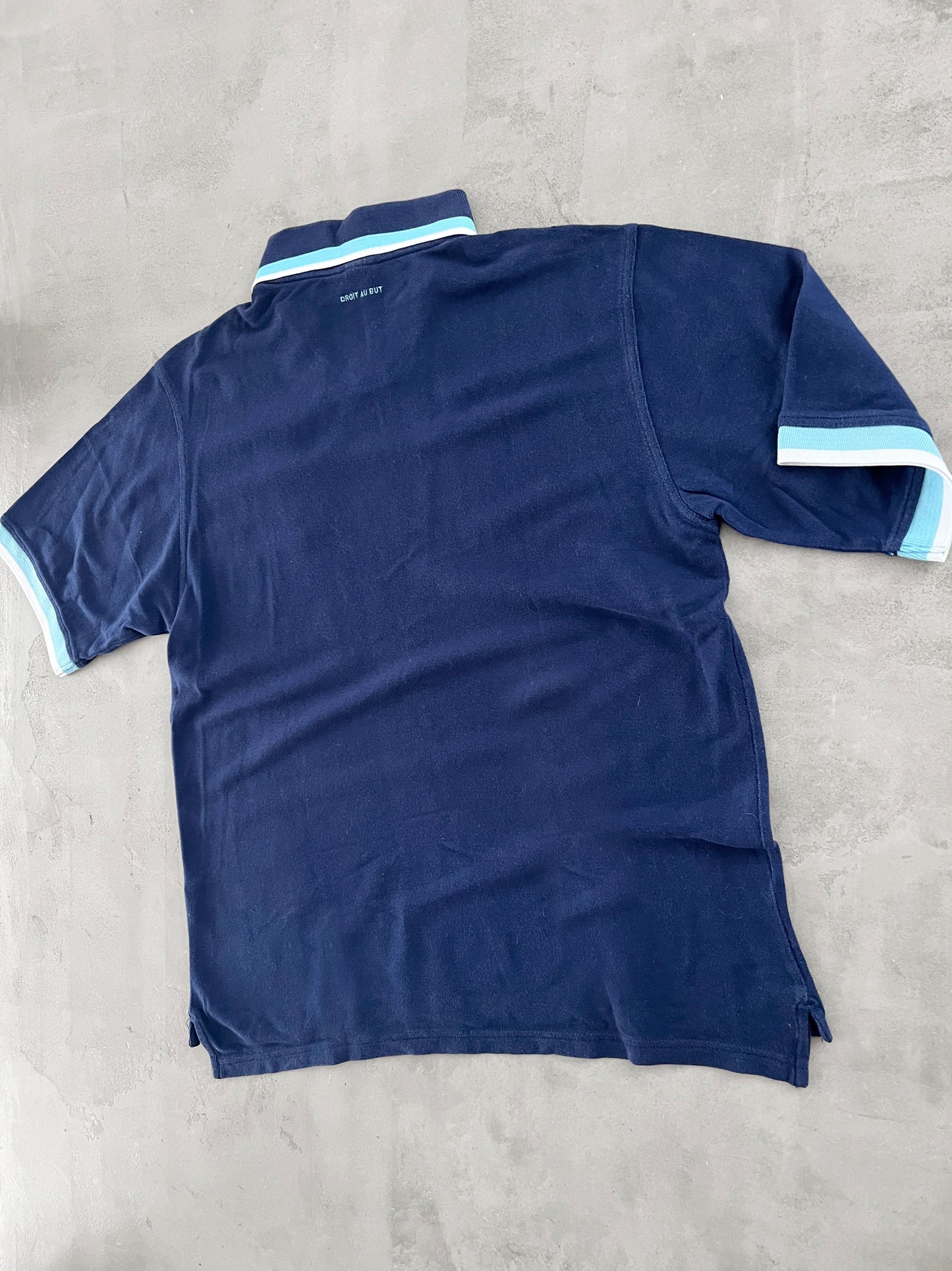 NAVY MARSEILLE POLO - 2000S - M/L