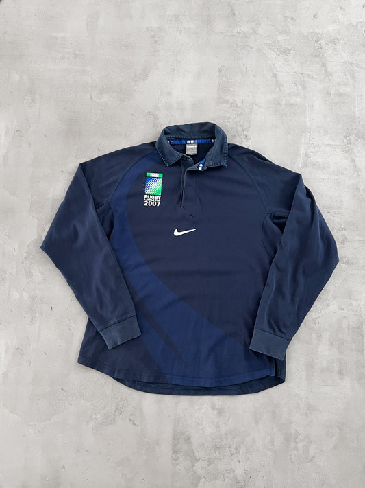 NAVY RUGBY NIKE LONGSLEEVE - 2000S