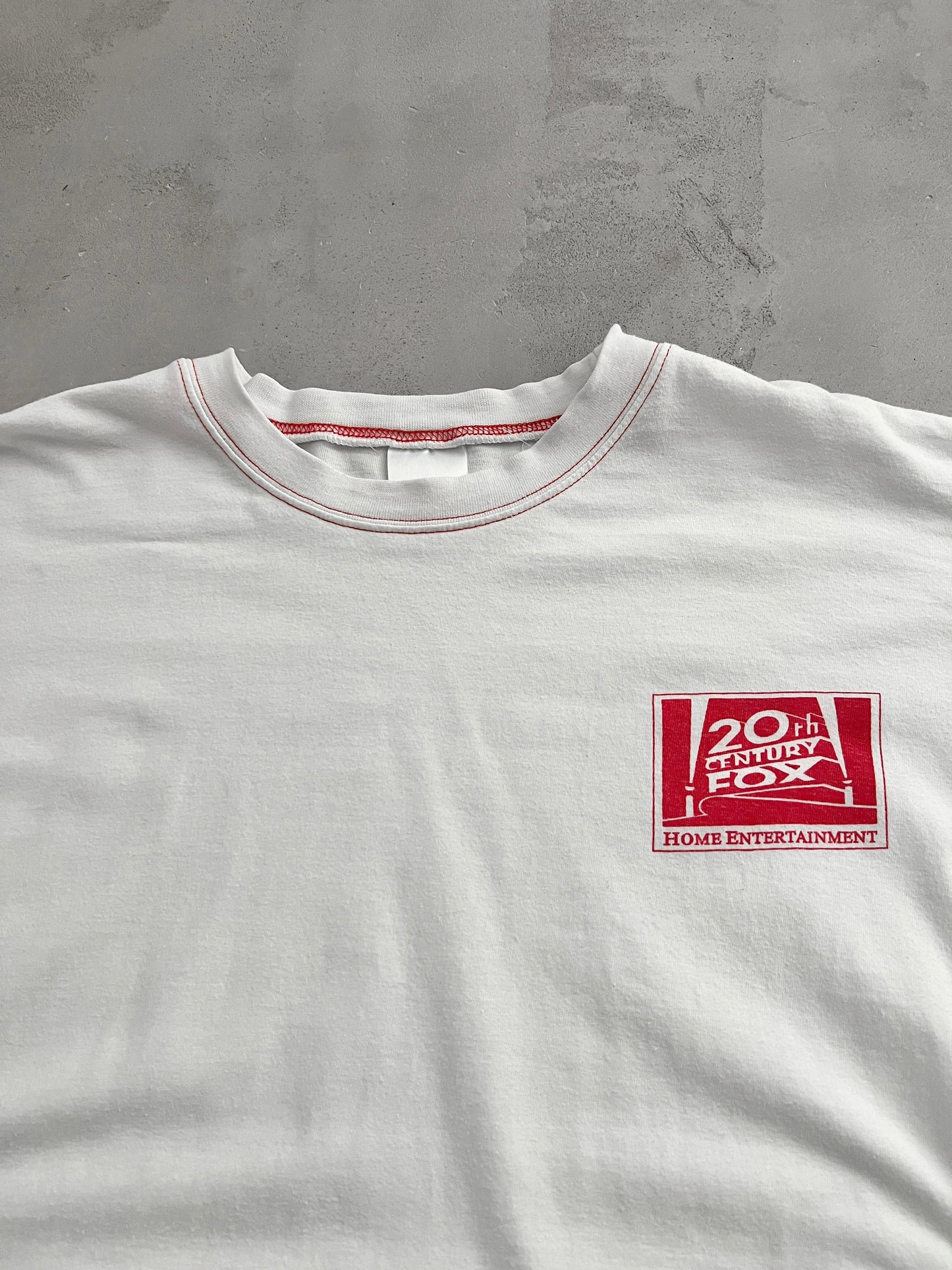 WHITE CENTURY FOX STAFF TEE - 1990S - S/M