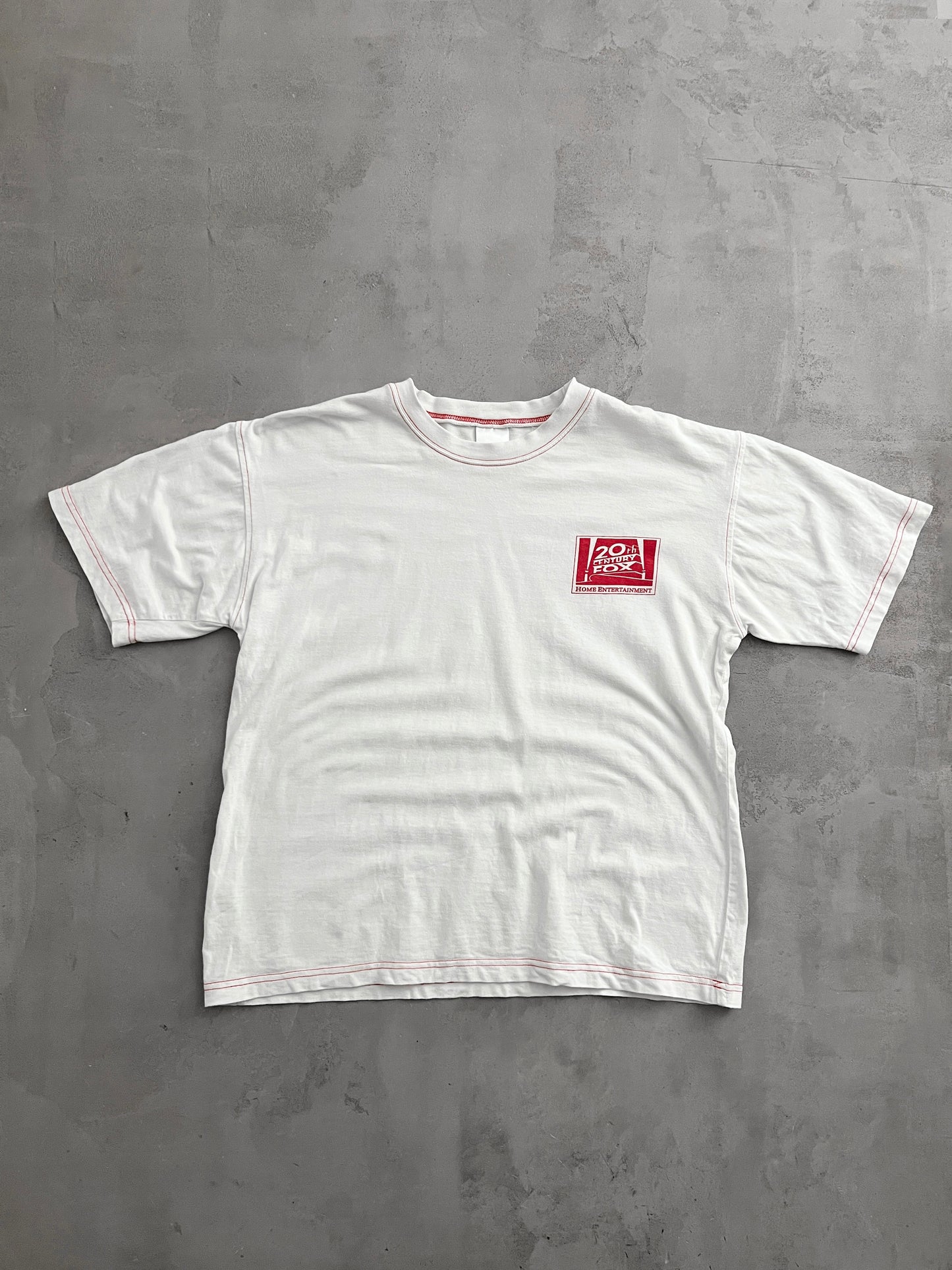 WHITE CENTURY FOX STAFF TEE - 1990S - S/M