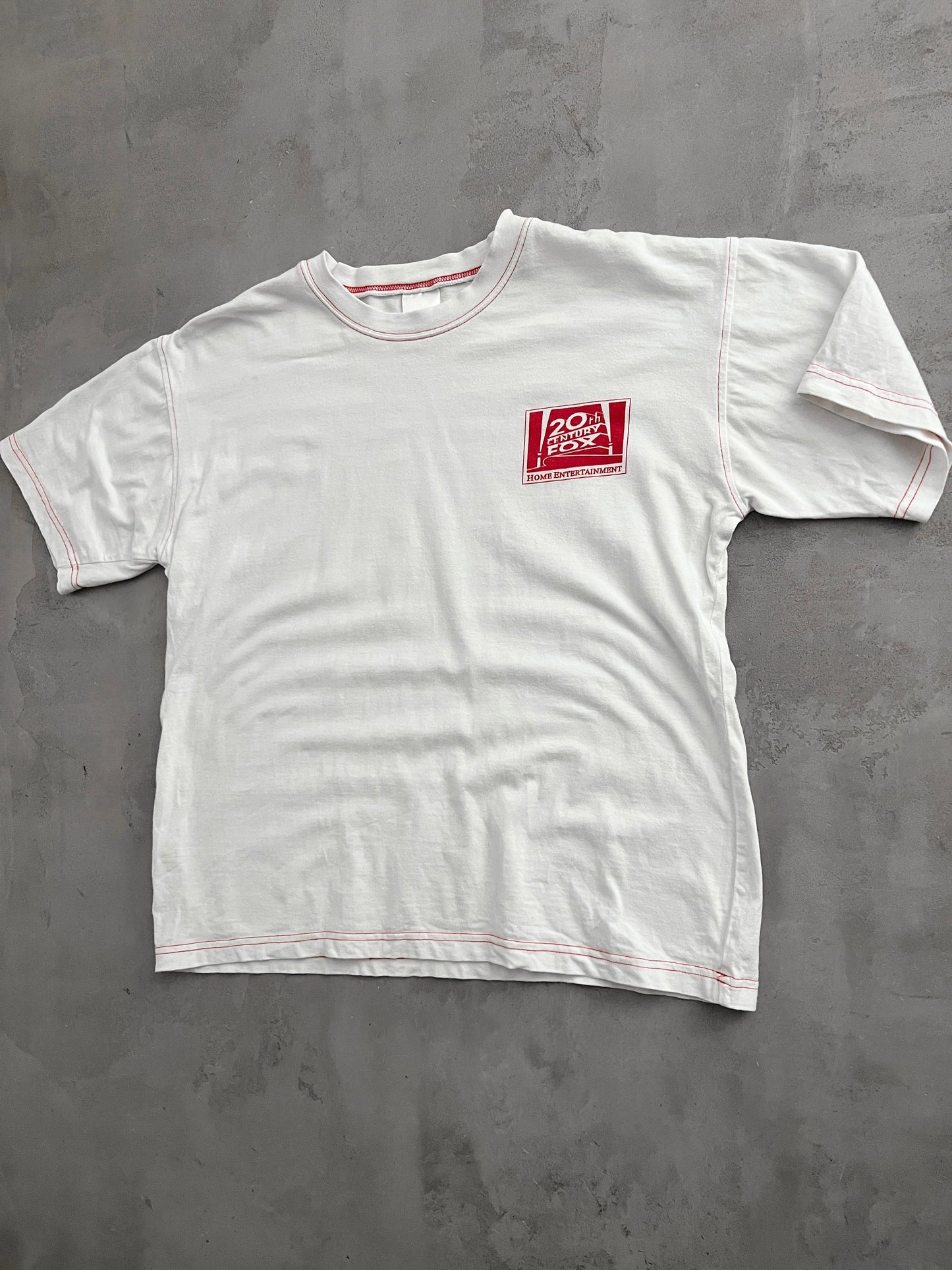 WHITE CENTURY FOX STAFF TEE - 1990S - S/M