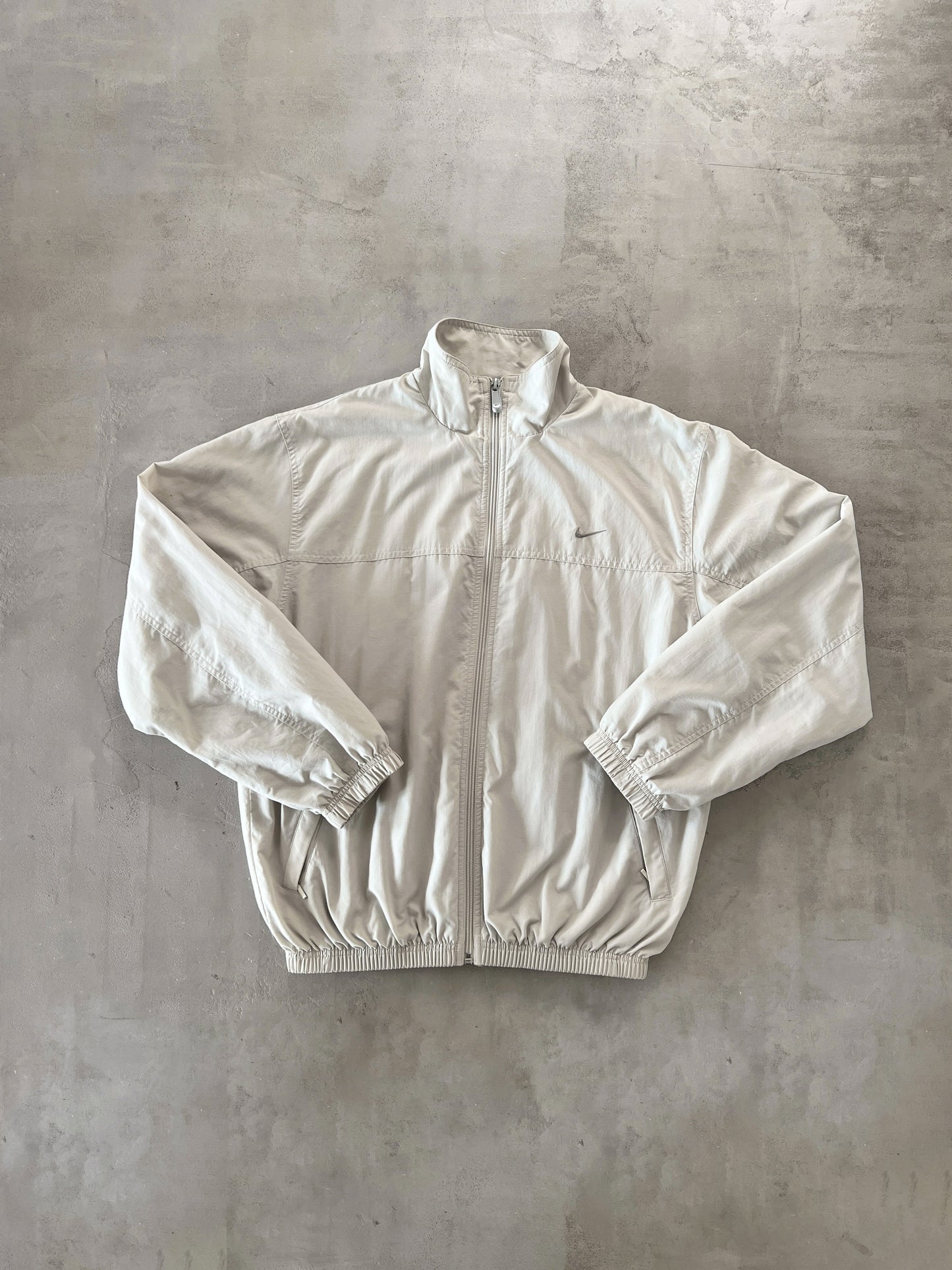 CREME NIKE TRACK JACKET - 2000S - M