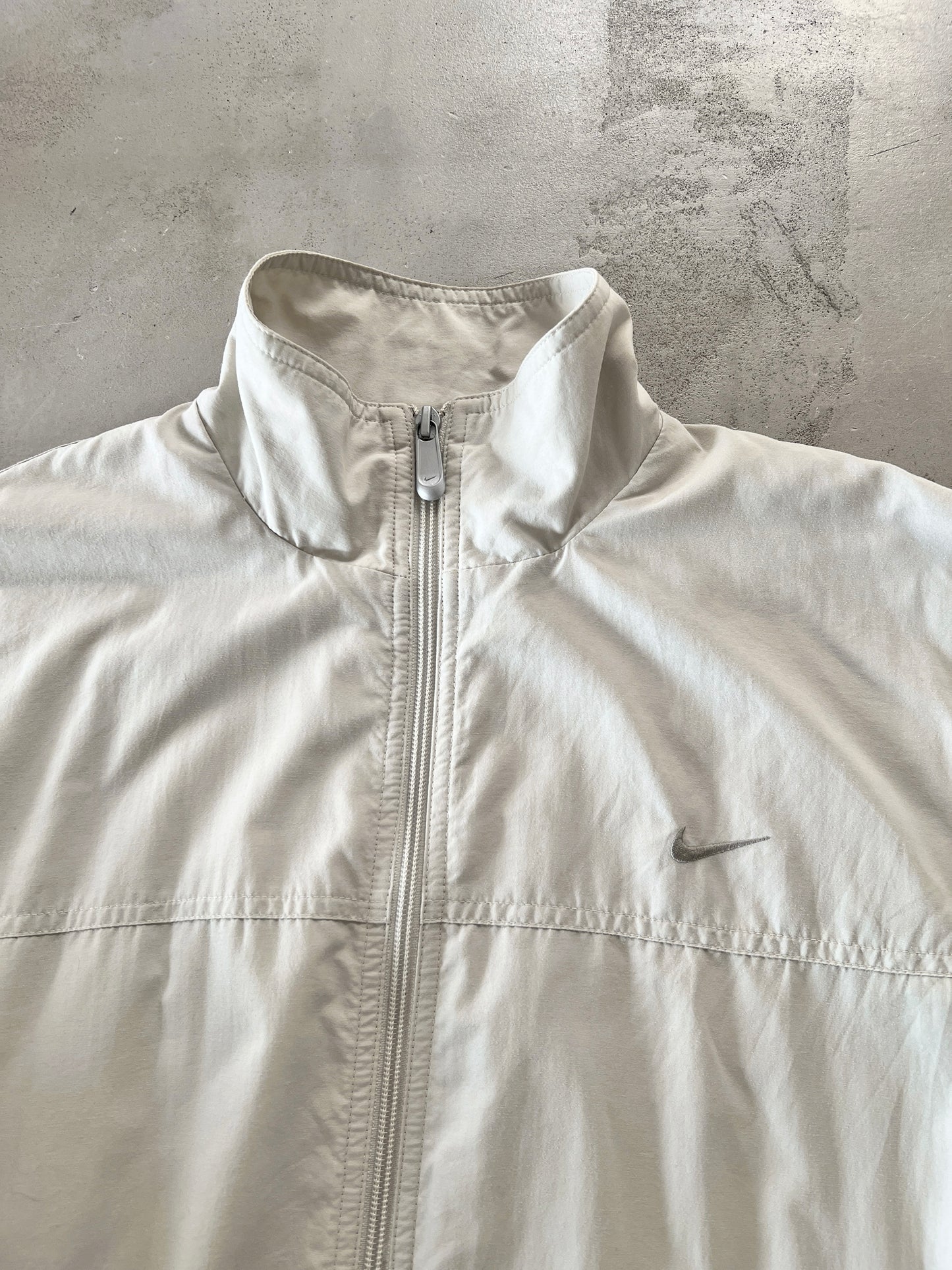 CREME NIKE TRACK JACKET - 2000S - M