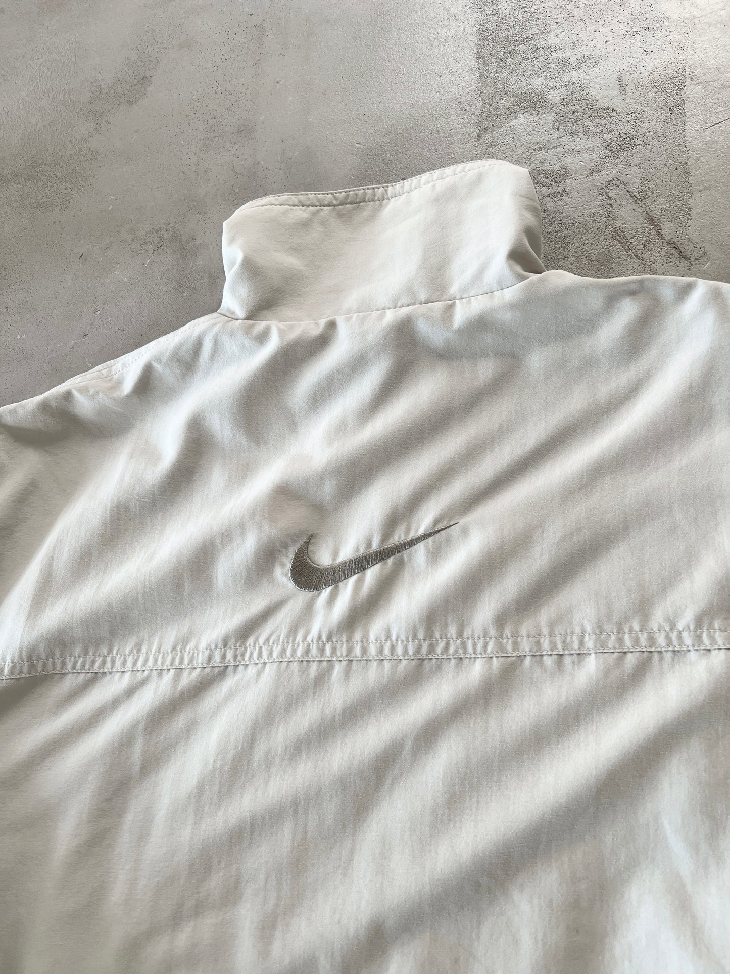 CREME NIKE TRACK JACKET - 2000S - M