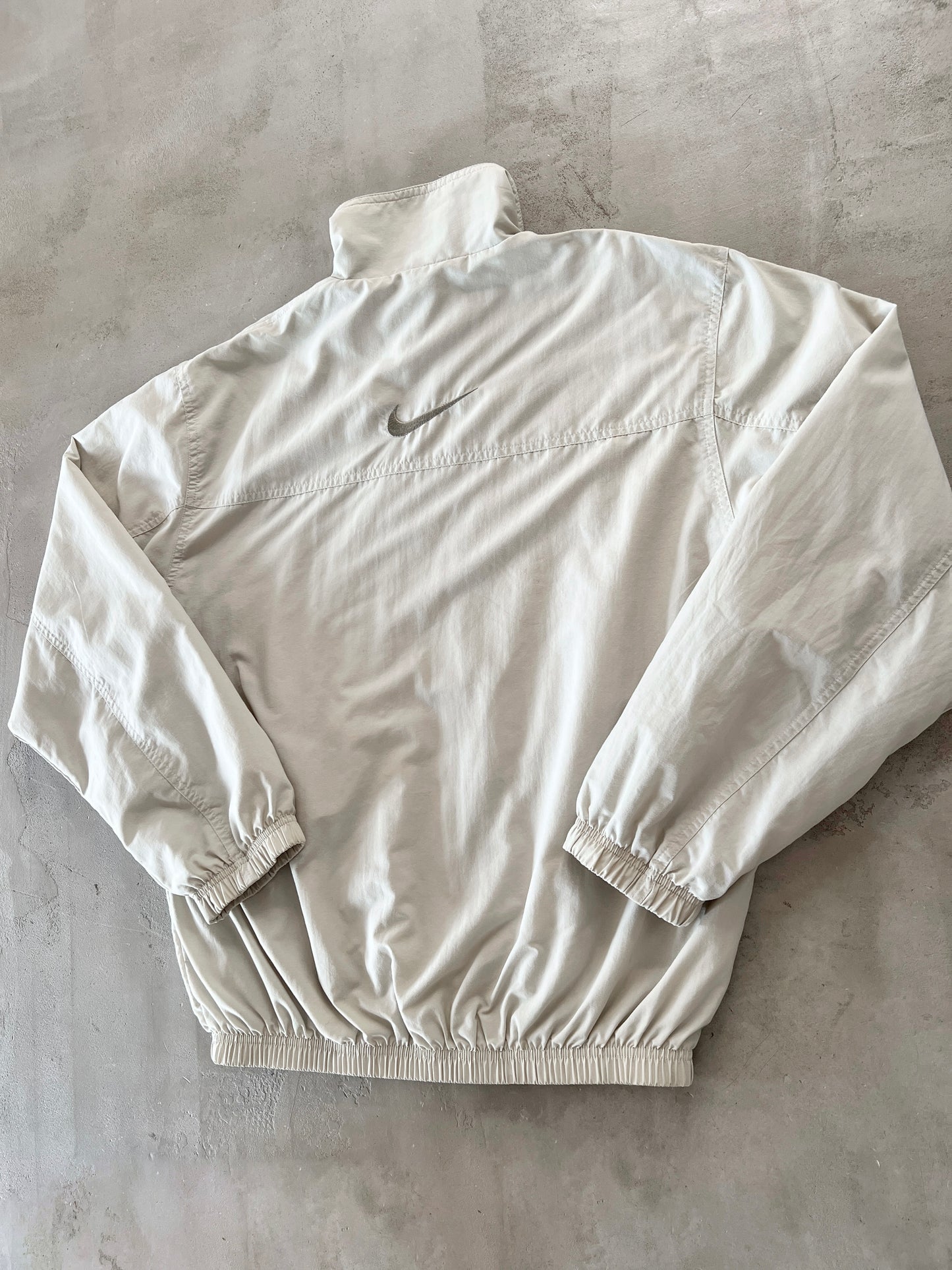 CREME NIKE TRACK JACKET - 2000S - M