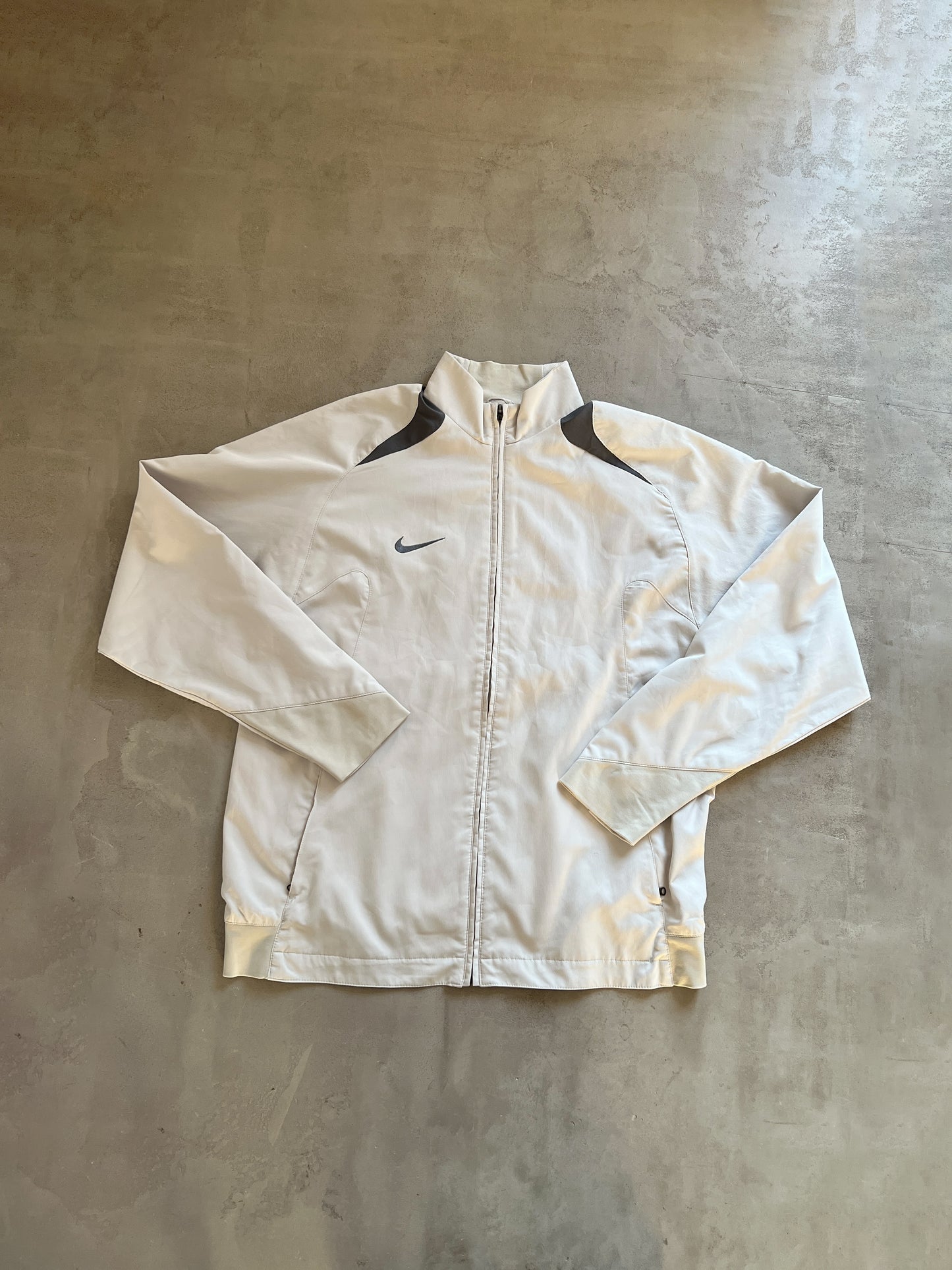 CREME NIKE TRACK JACKET - 2000S - XL/L