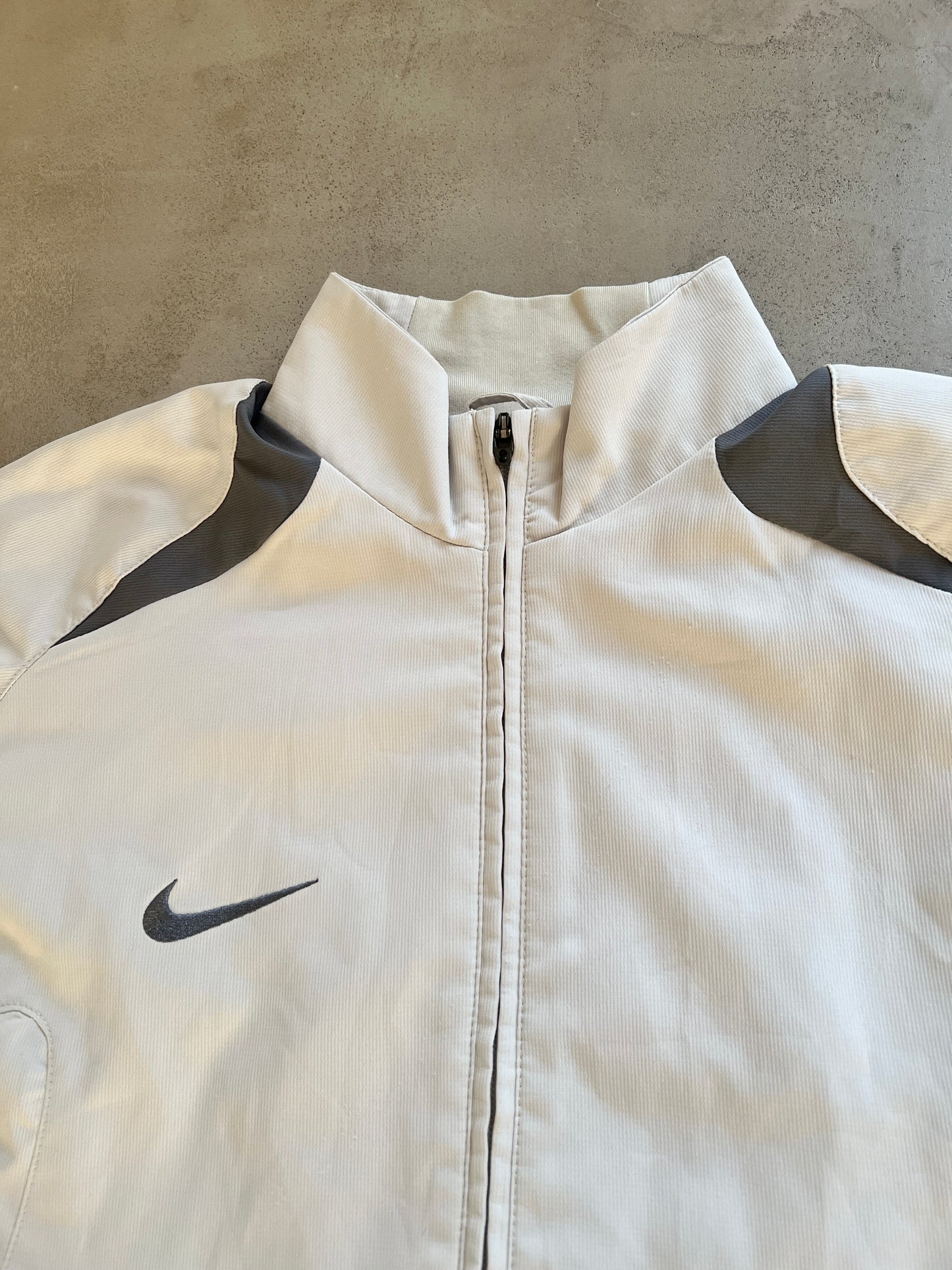 CREME NIKE TRACK JACKET - 2000S - XL/L