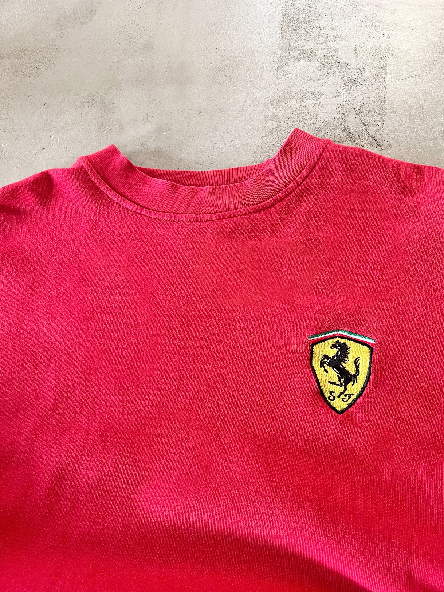 RED FERRARI SWEATER - 1990S - L