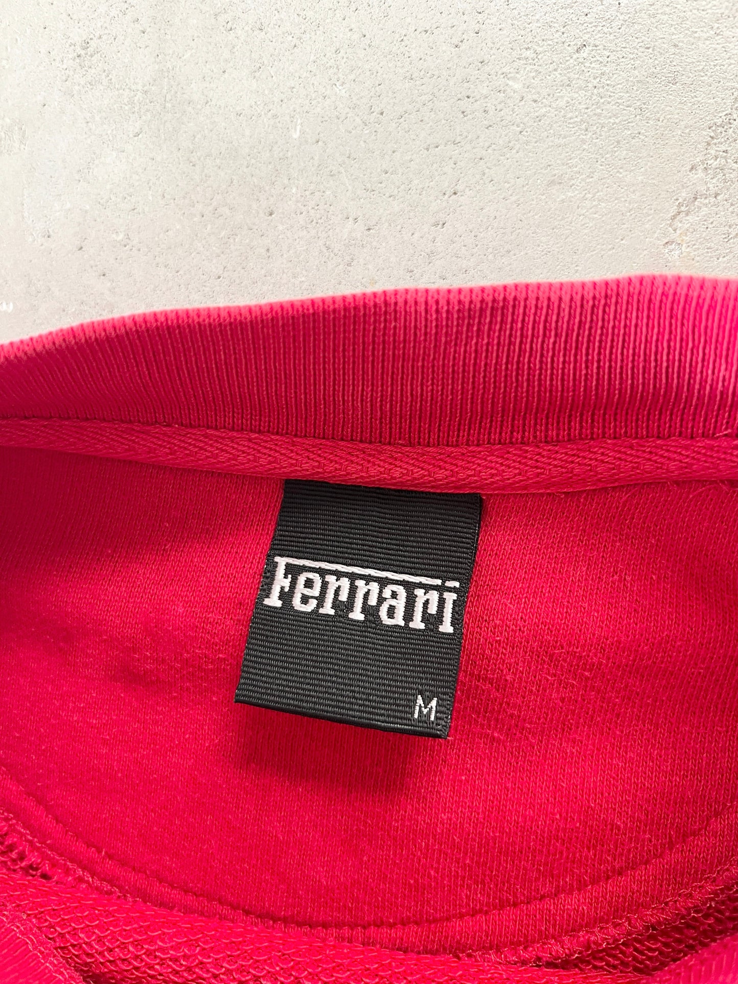 RED FERRARI SWEATER - 1990S - L