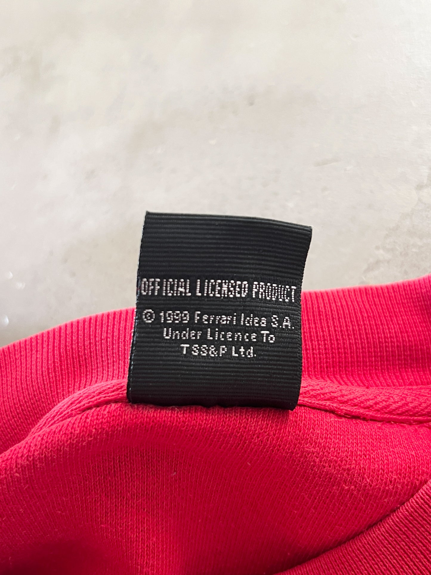 RED FERRARI SWEATER - 1990S - L