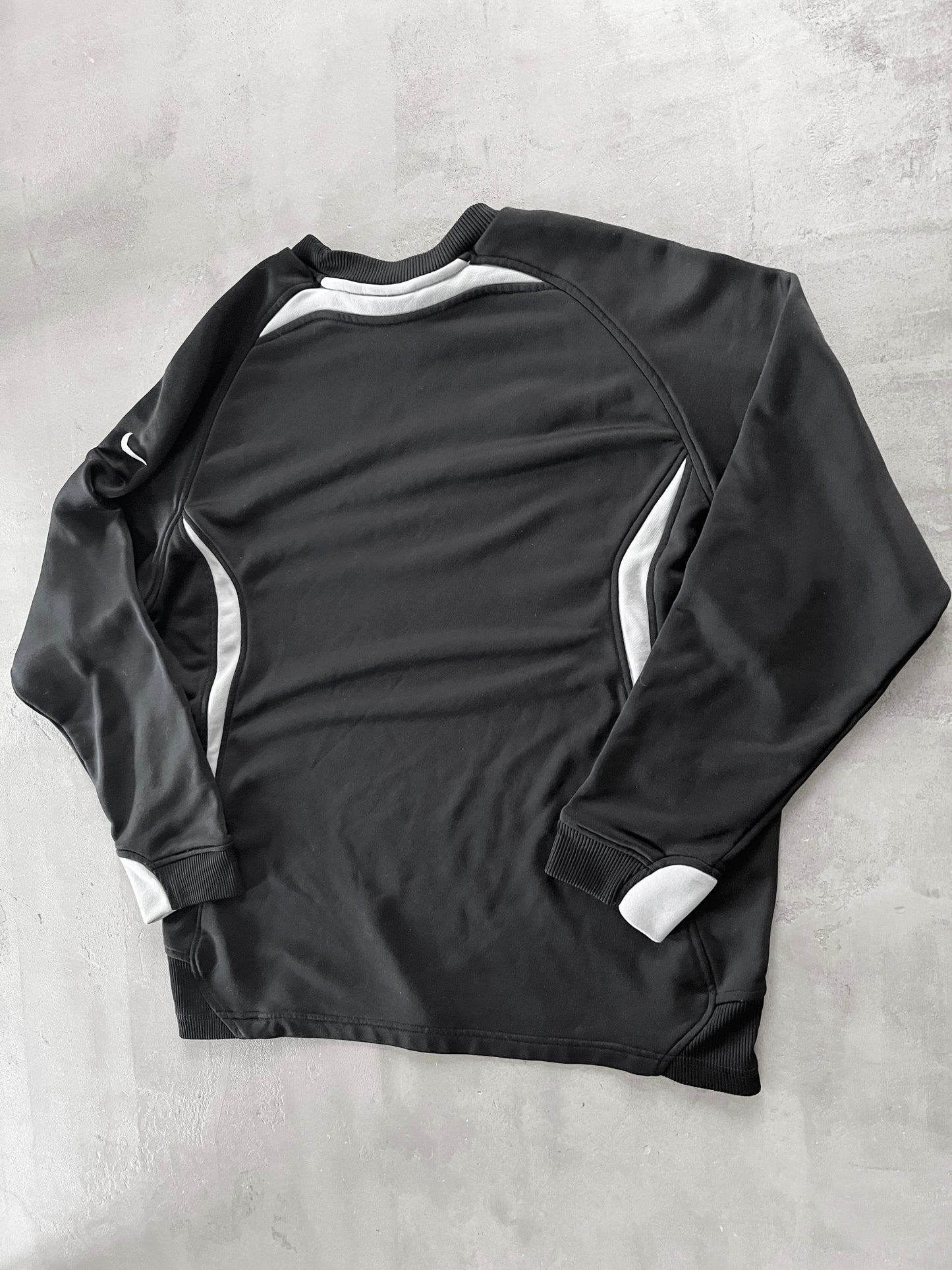 BLACK NIKE SWEATER - 2000S - M