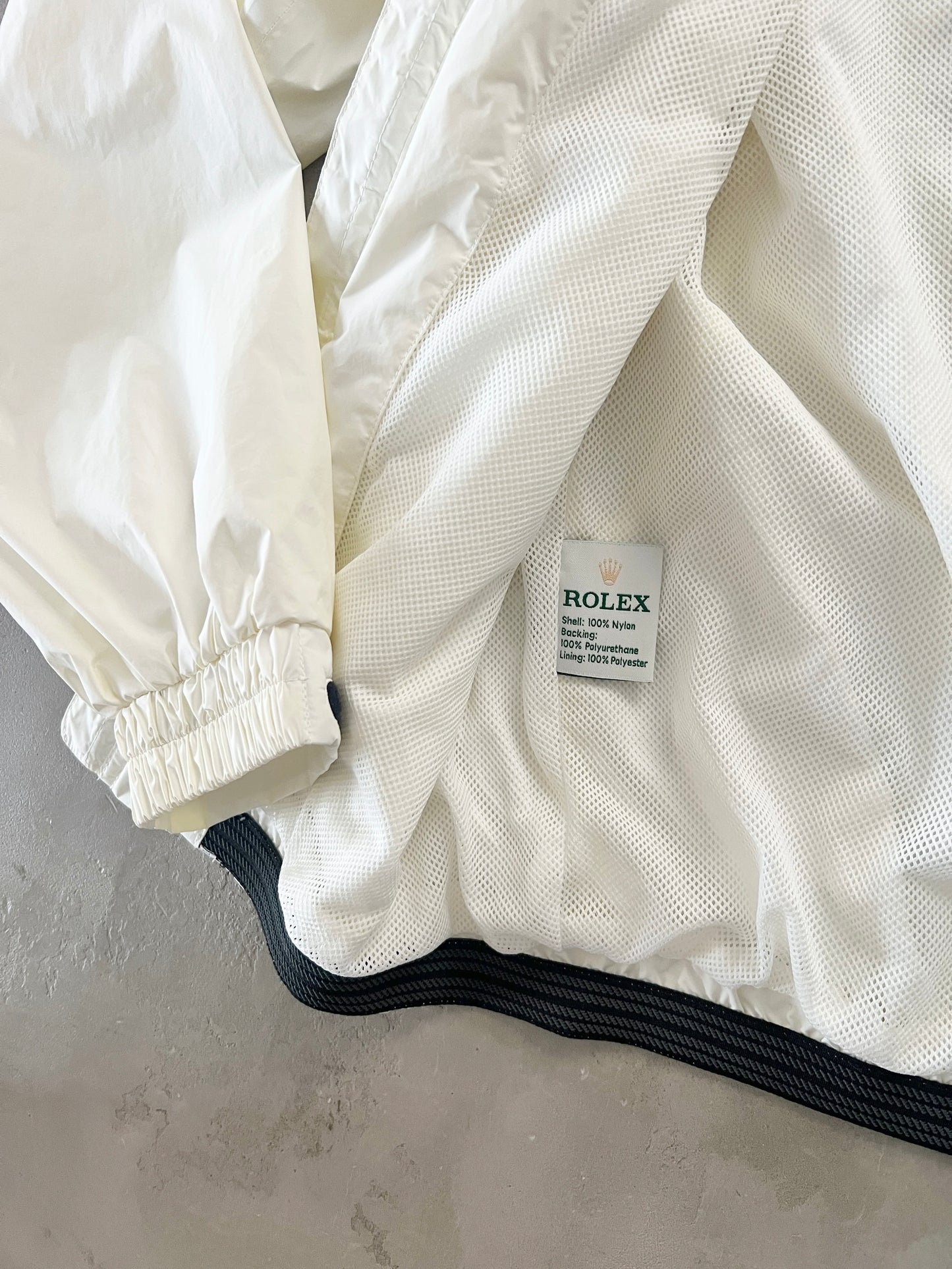 CREME ROLEX YACHT JACKET - 2000S - L