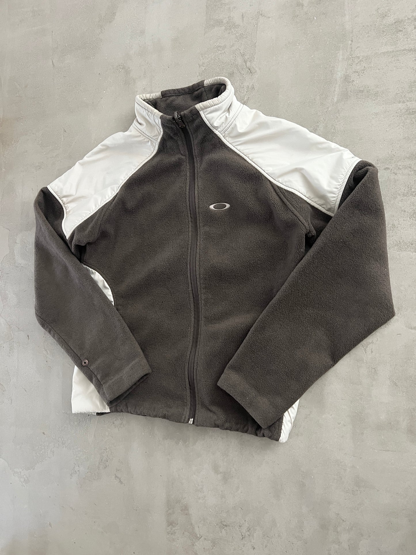 MOCHA/CREME OAKLEY FLEECE - 1990S - S