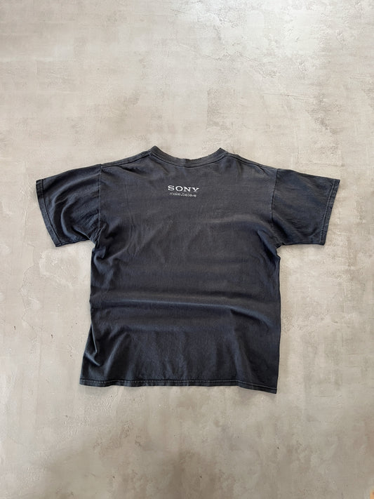 FADED BLACK SONY PROMO TEE - 1990S - L