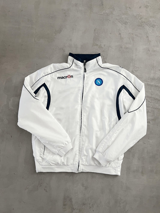 WHITE SSC NAPOLI TRACK JACKET - 2000S - M/L