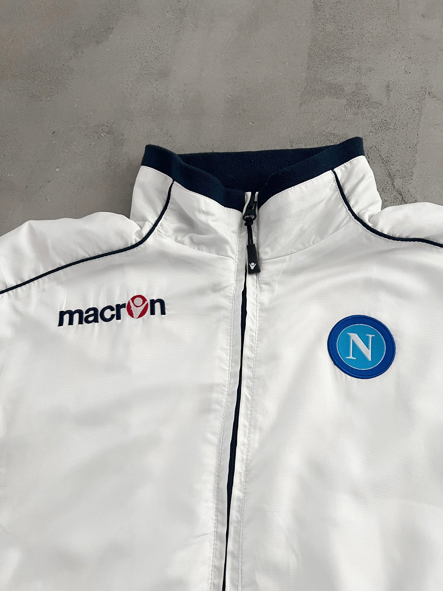 WHITE SSC NAPOLI TRACK JACKET - 2000S - M/L