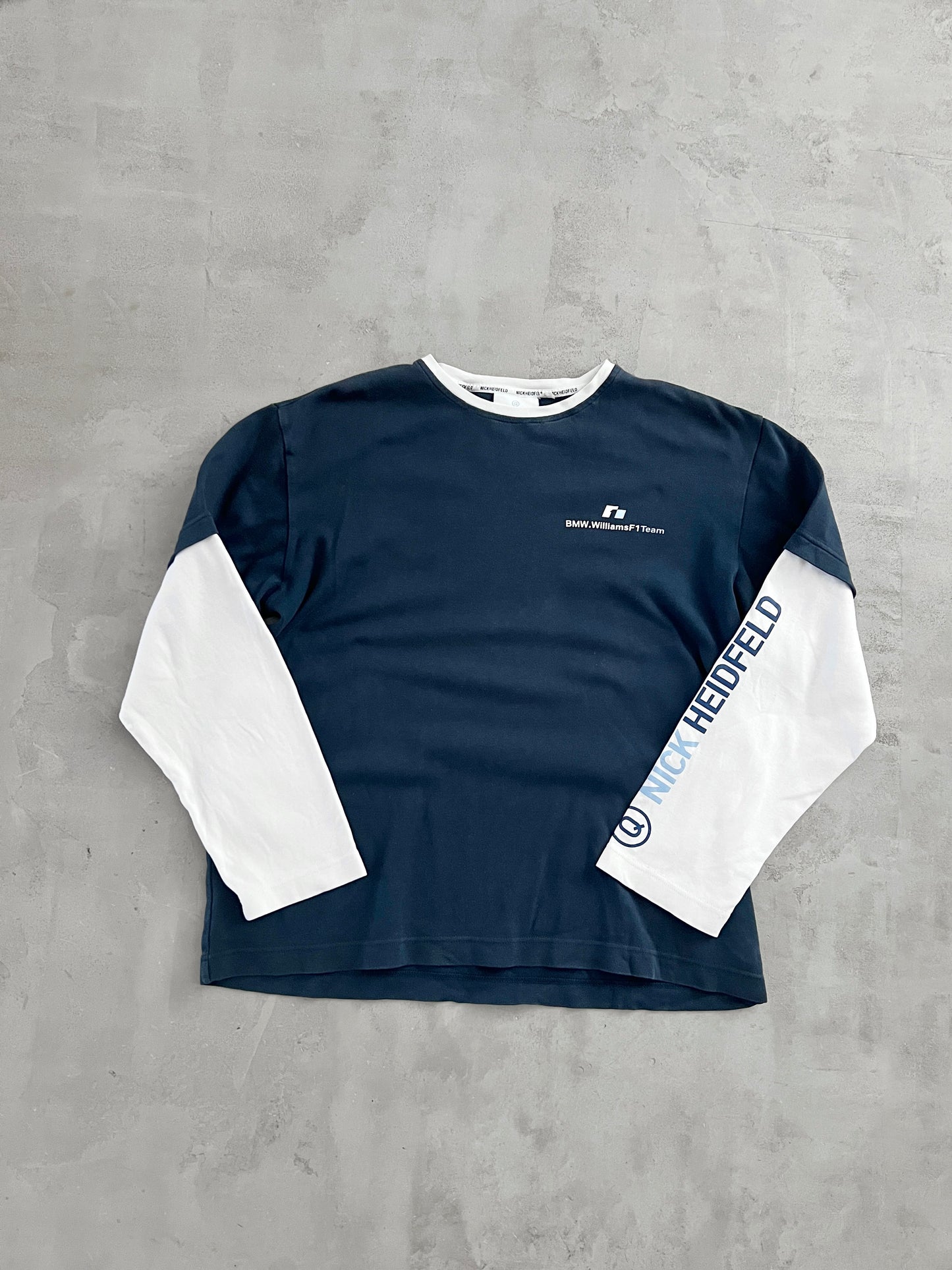NAVY BMW LONGSLEEVE - 2000S - M