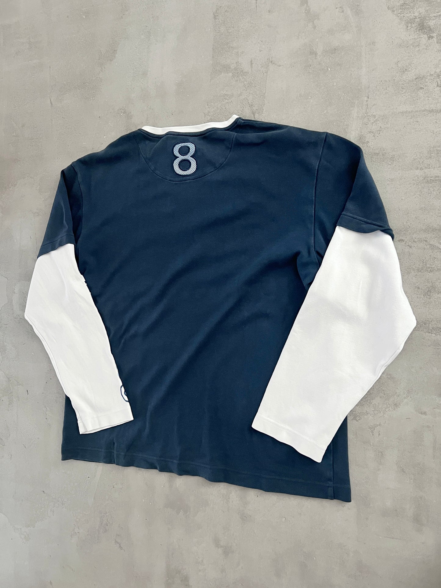 NAVY BMW LONGSLEEVE - 2000S - M