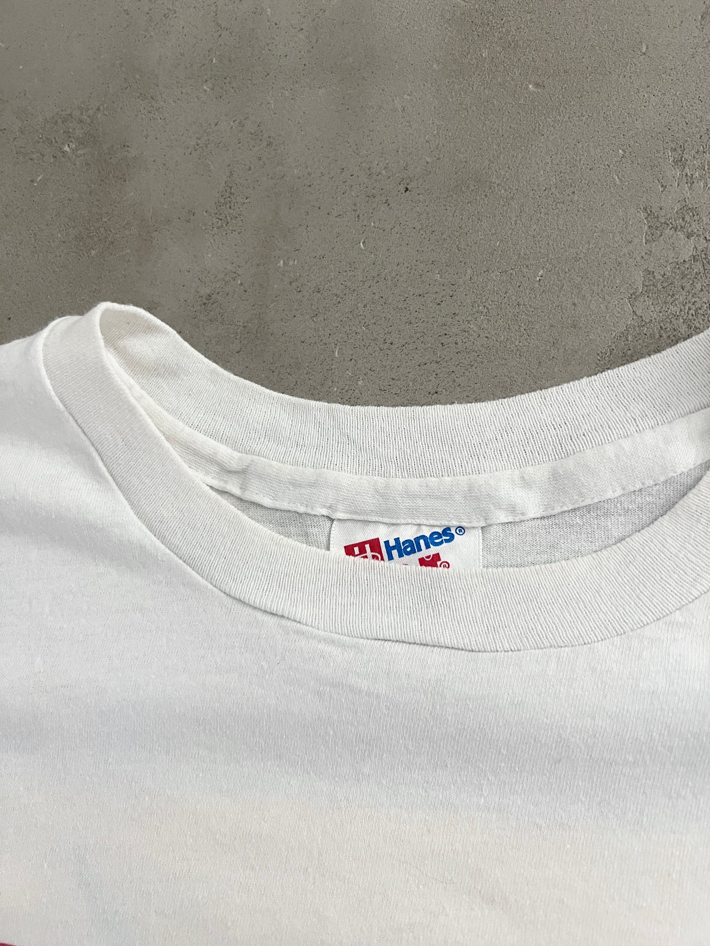 WHITE FIFA SNICKERS TEE - 1993 - L