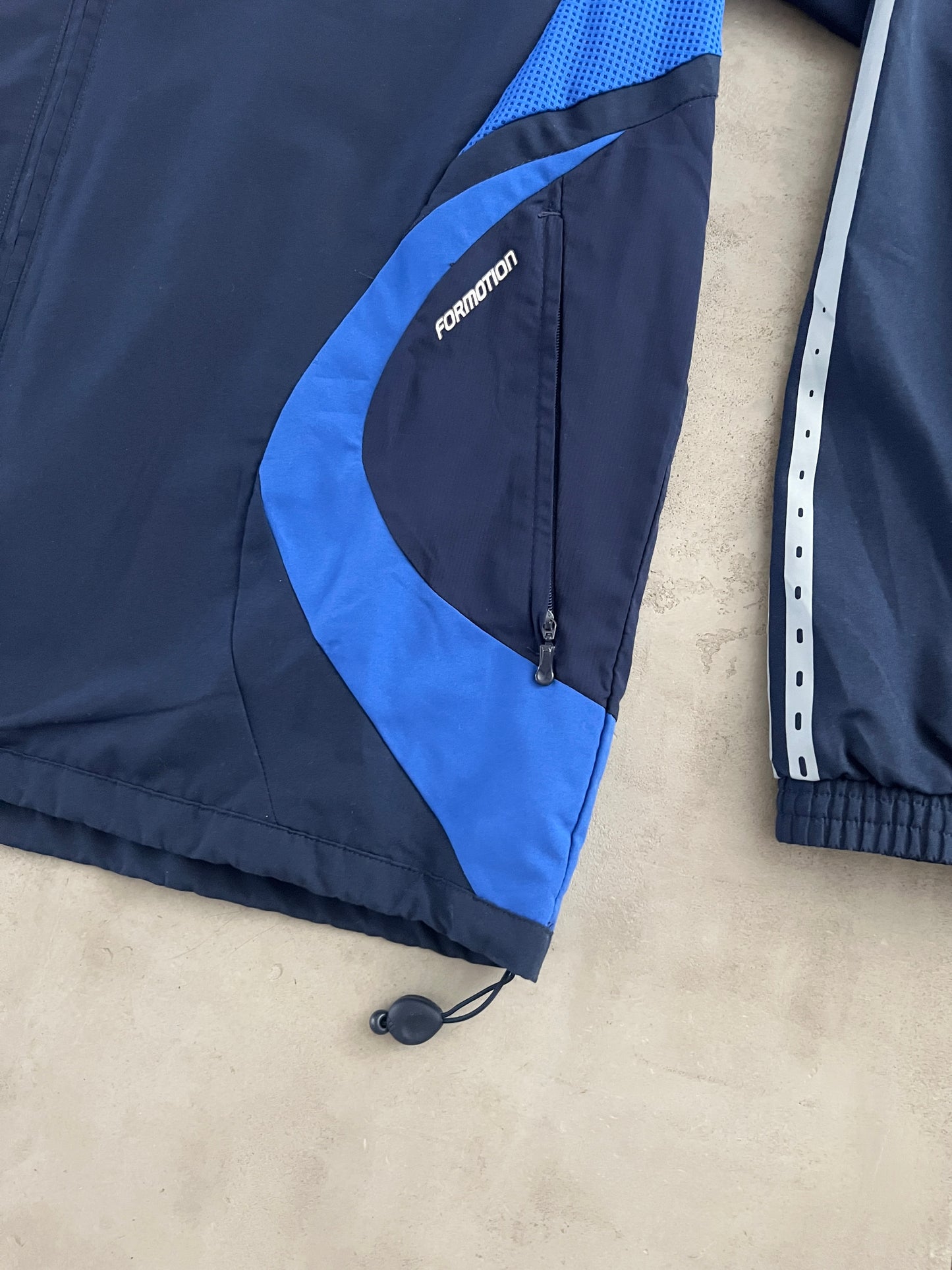 NAVY CHELSEA TRACK JACKET - 2000S - XL