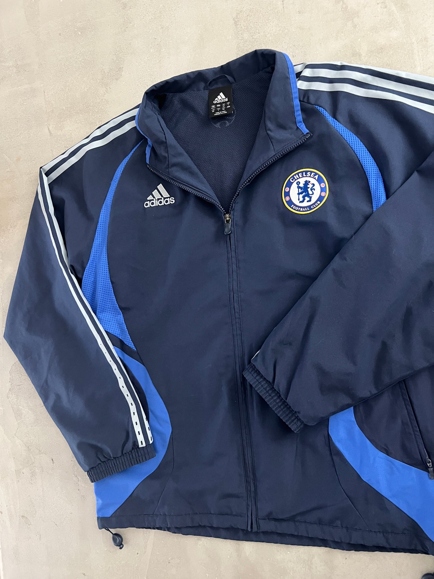 NAVY CHELSEA TRACK JACKET - 2000S - XL