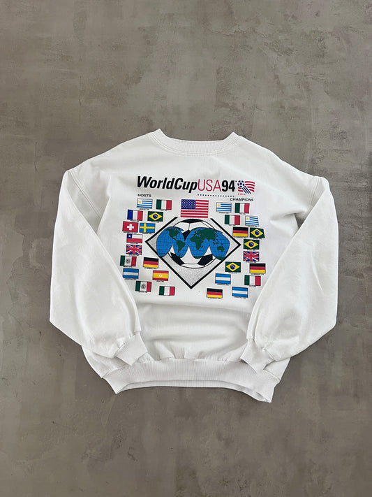 WHITE USA WORLD CUP 1994 SWEATER - L