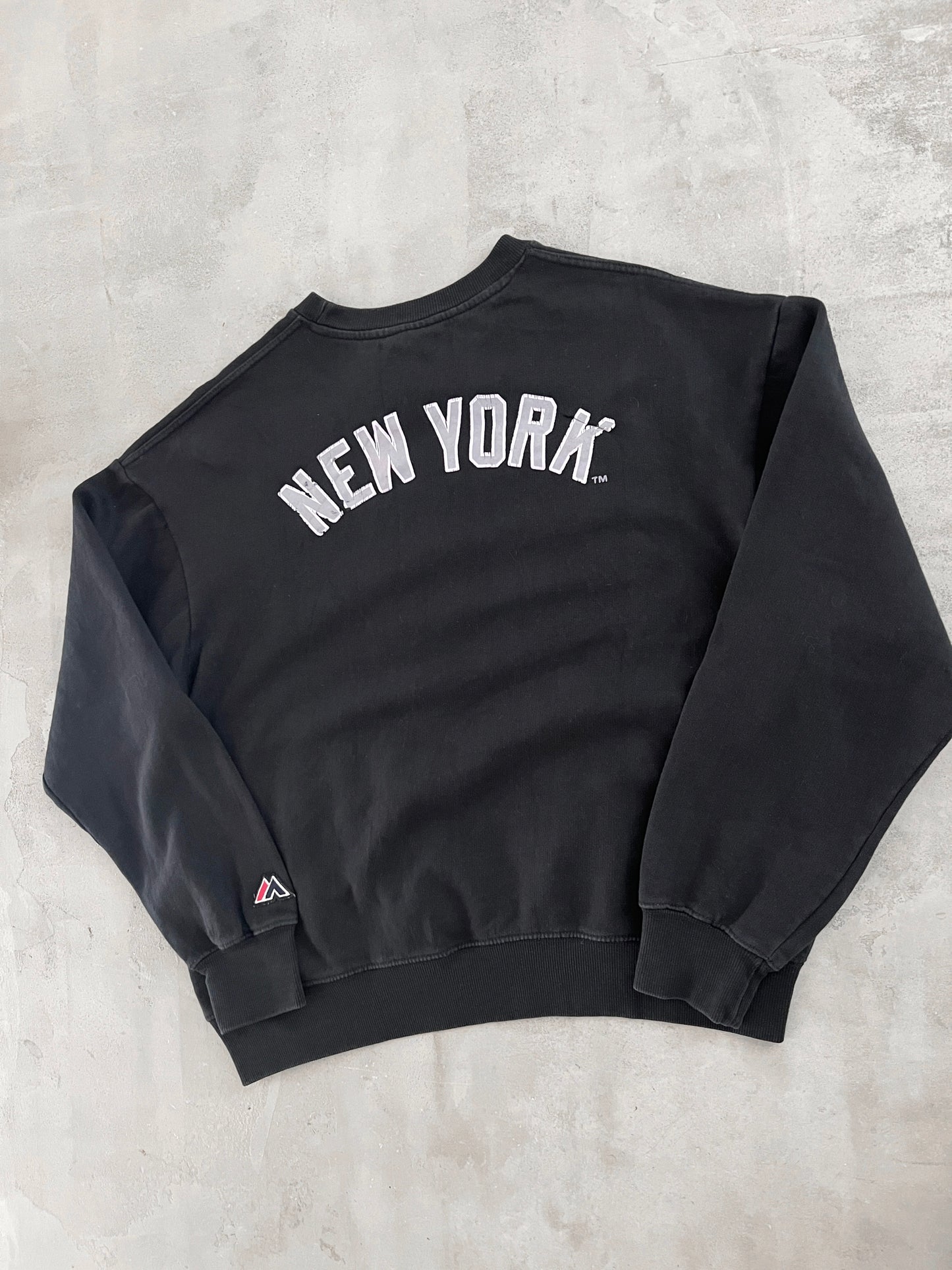 BLACK YANKEES SWEATER - 2000S - M