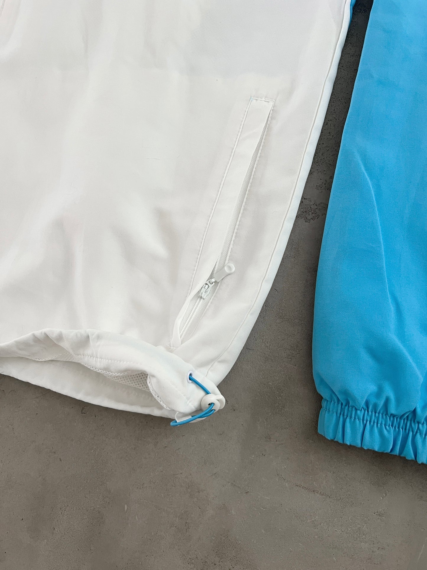 WHITE MARSEILLE TRACK JACKET - 2000S - L/XL