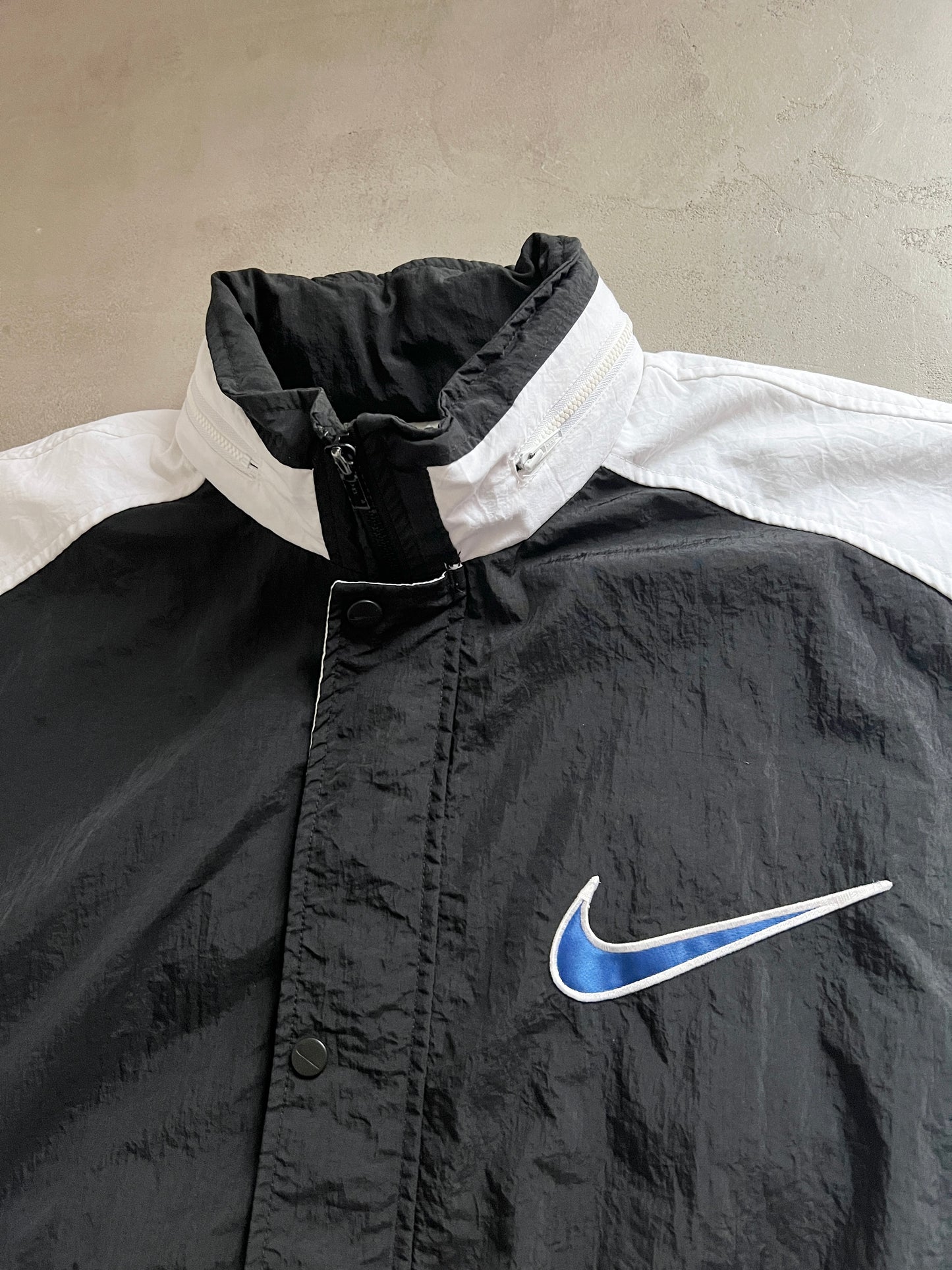BLACK NIKE BASKETBALL JACKET - 1990S - XL/XXL