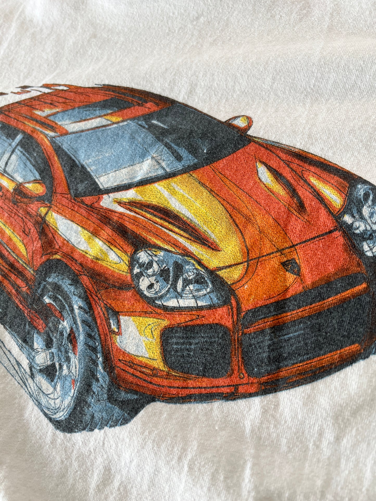 WHITE PORSCHE CAYENNE TEE - 2000S - L