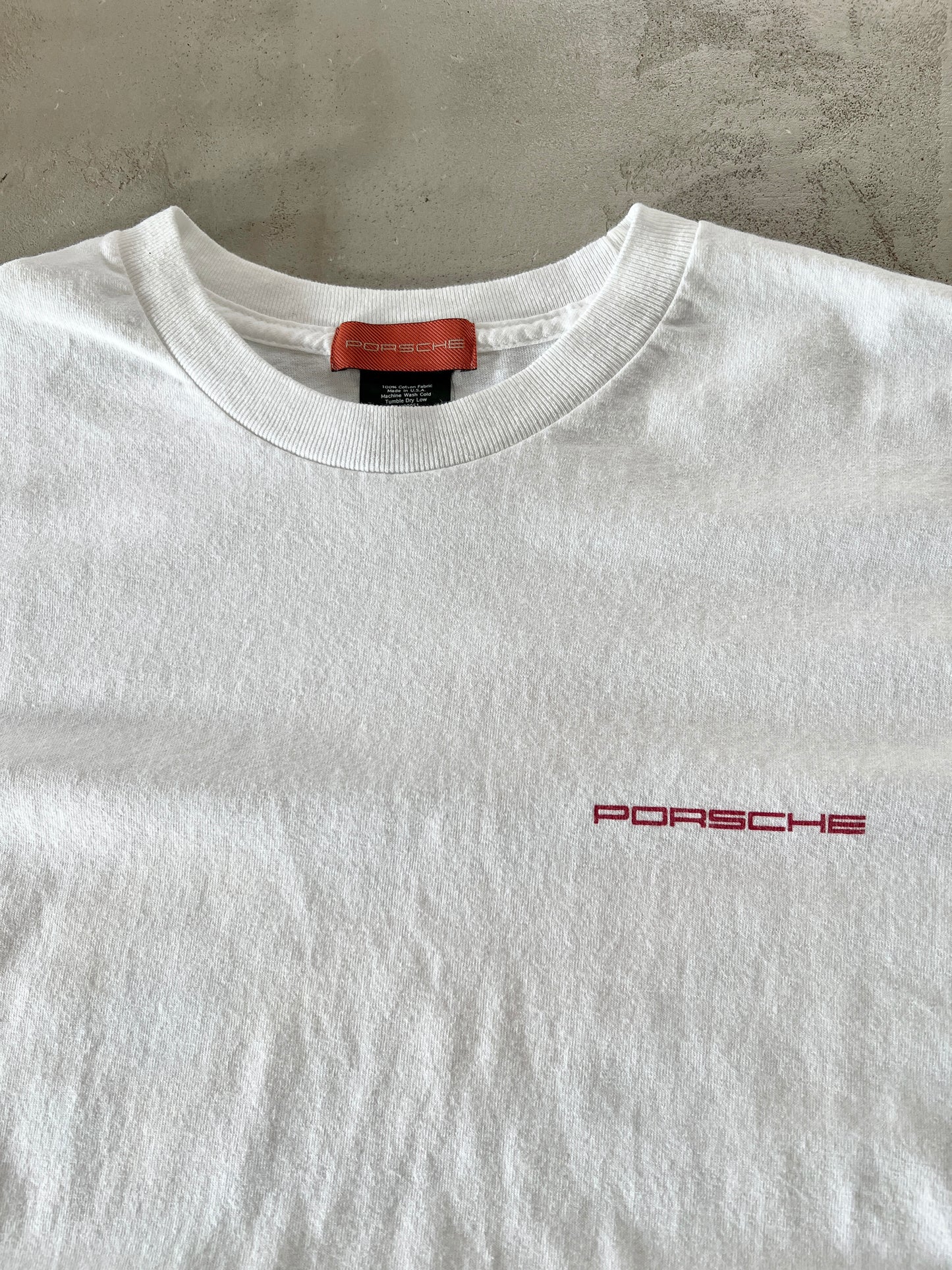 WHITE PORSCHE CAYENNE TEE - 2000S - L