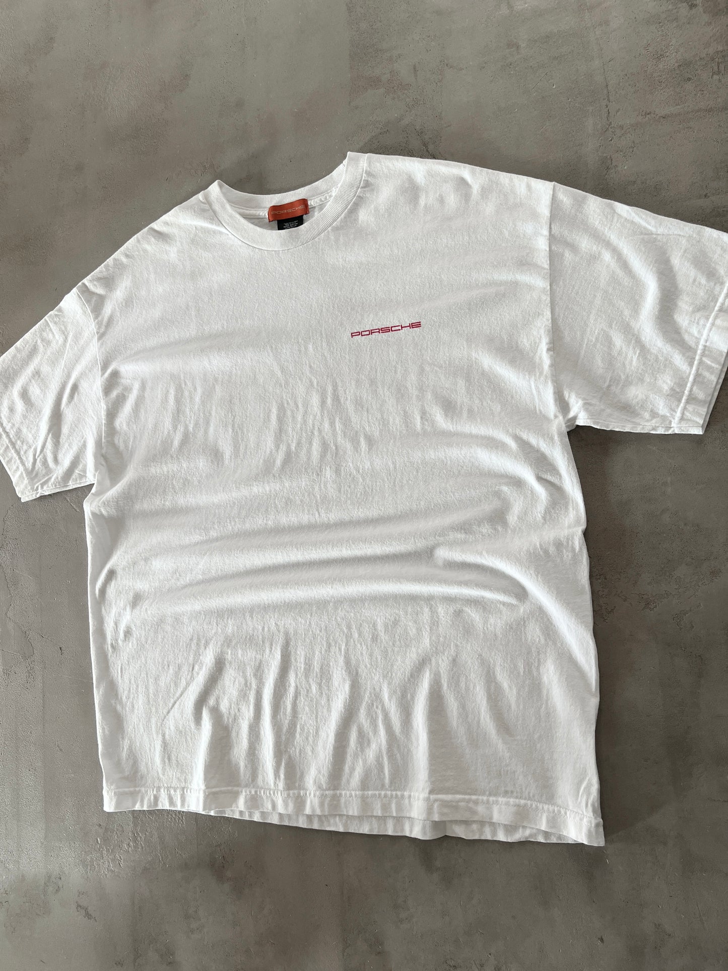 WHITE PORSCHE CAYENNE TEE - 2000S - L