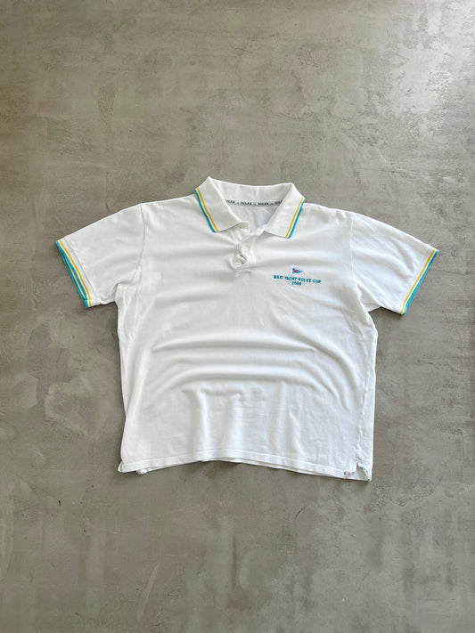 WHITE ROLEX YACHT POLO - 2000S - XS