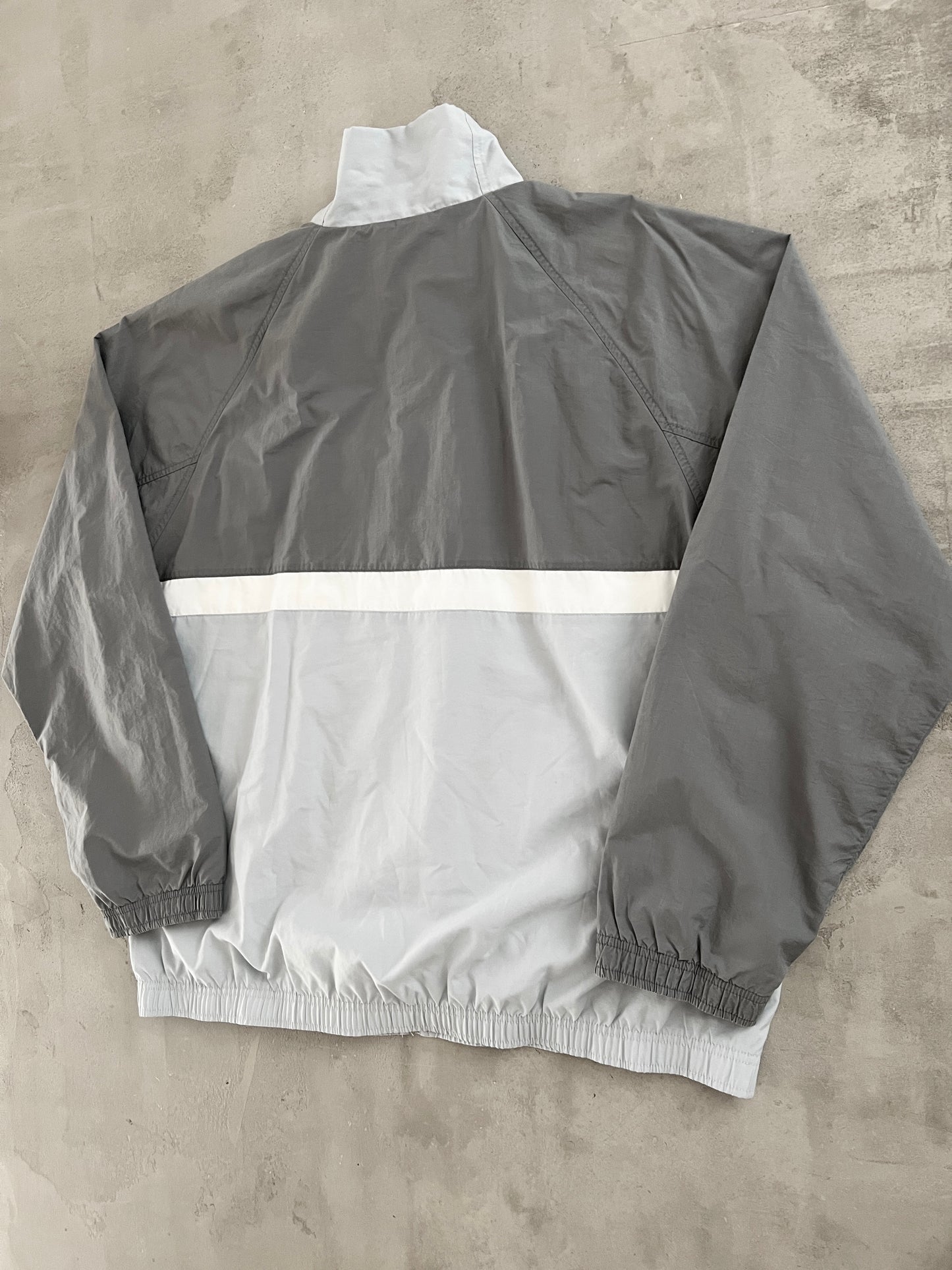 GREY NIKE TRACK JACKET - 2000S - XL