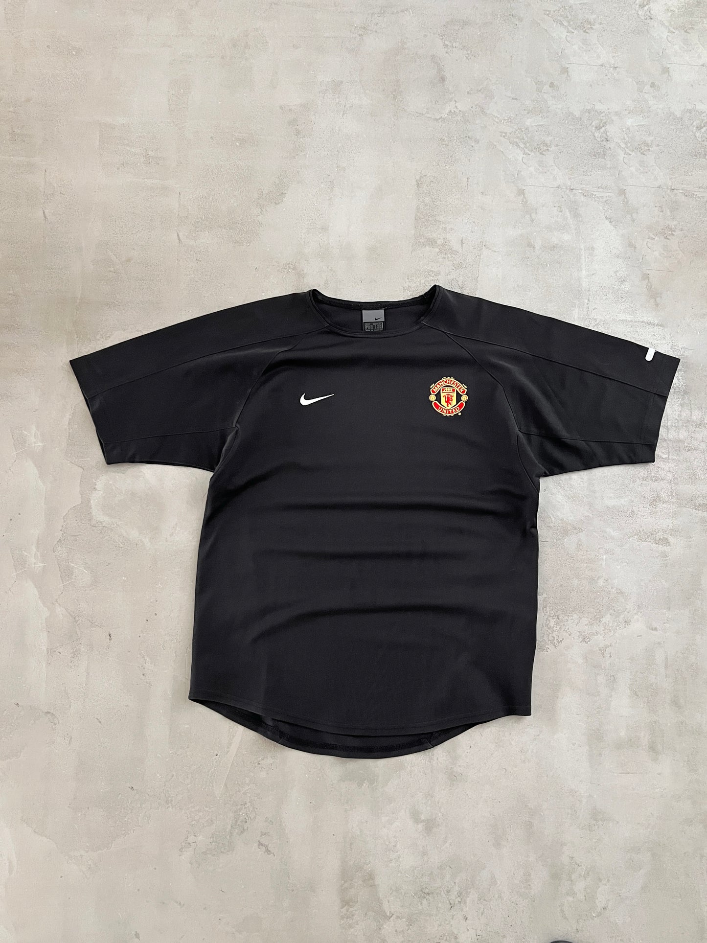 BLACK MANCHESTER UNITED NIKE JERSEY - 2000S - M