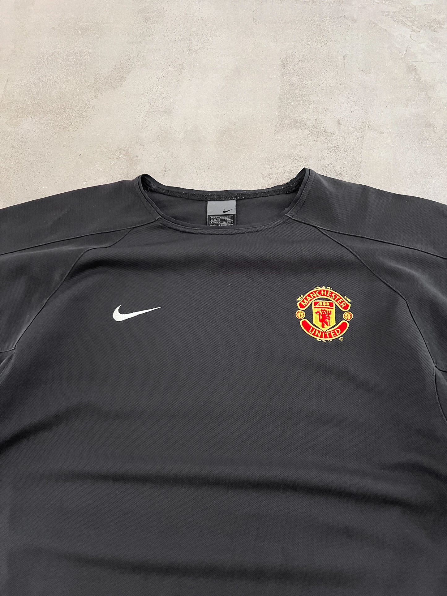 BLACK MANCHESTER UNITED NIKE JERSEY - 2000S - M