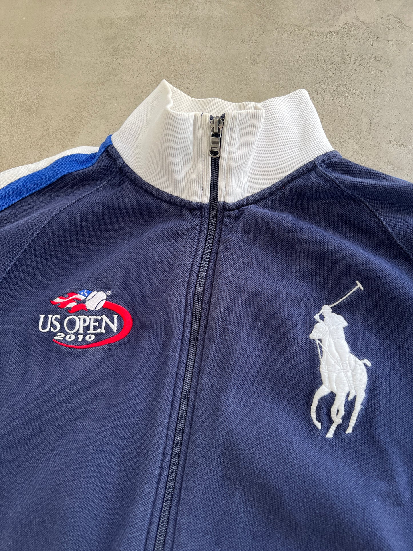 NAVY US OPEN X RALPH LAUREN JACKET - 2000S - L